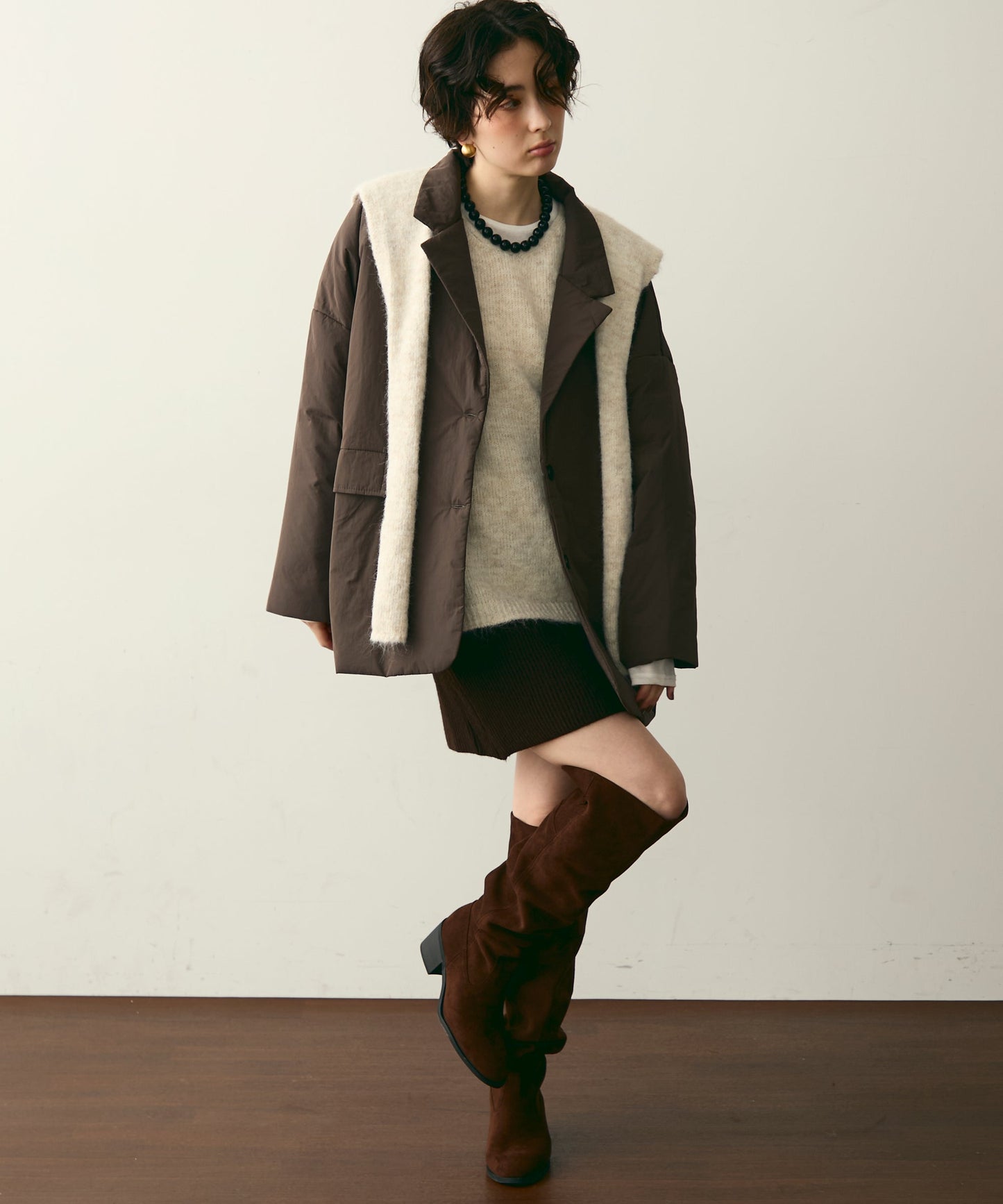 パテッドテーラーコート