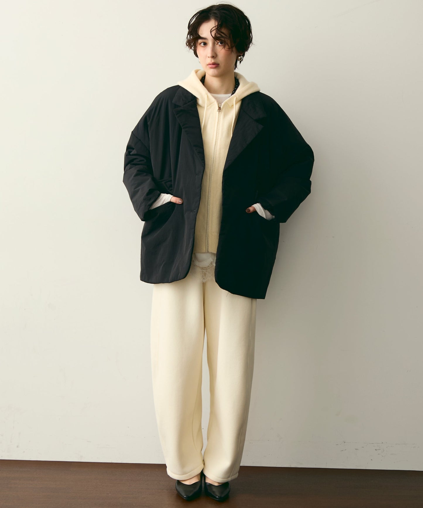 パテッドテーラーコート