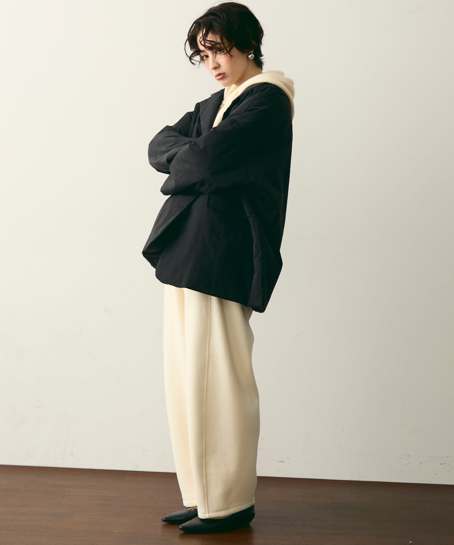 パテッドテーラーコート