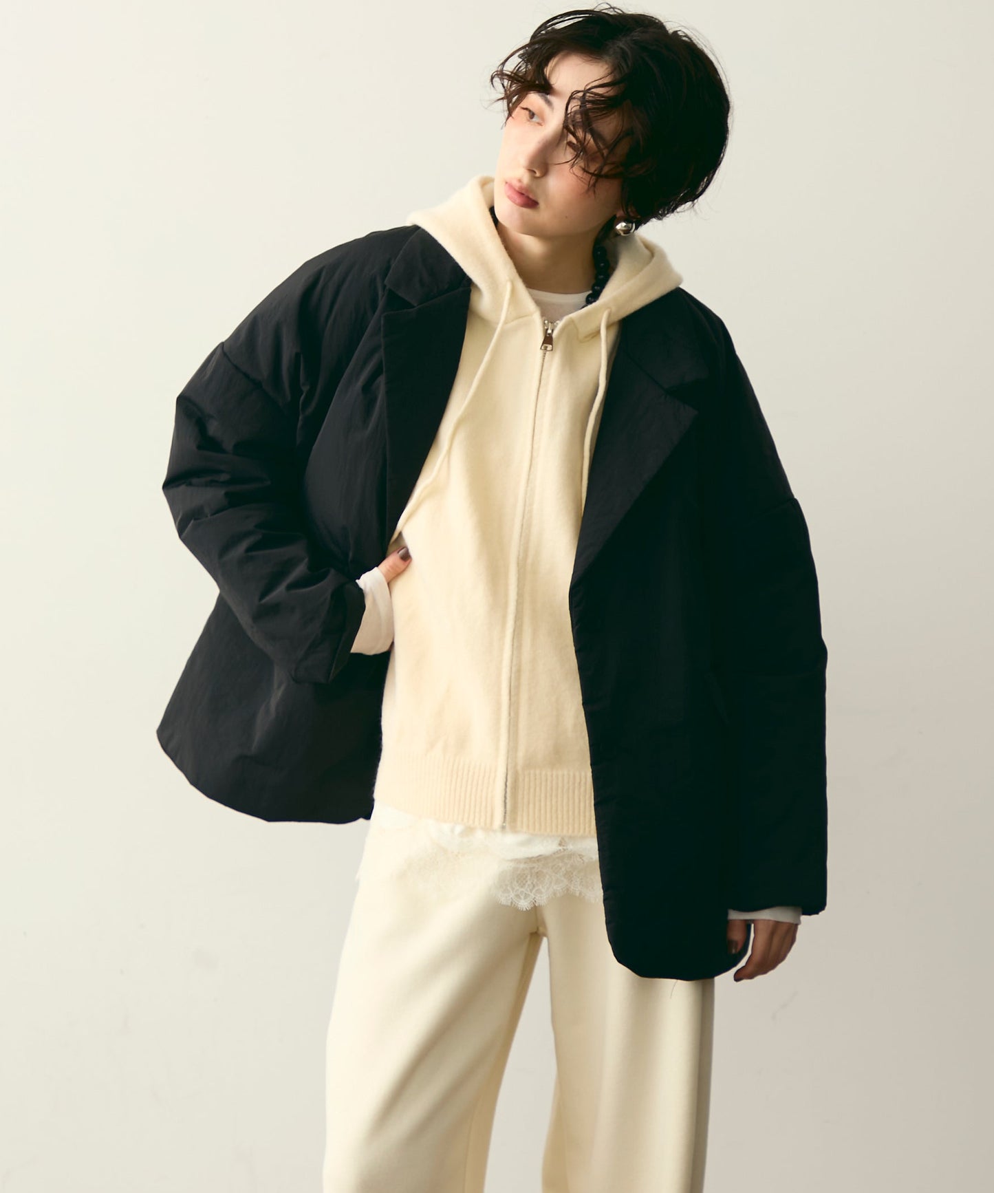 パテッドテーラーコート