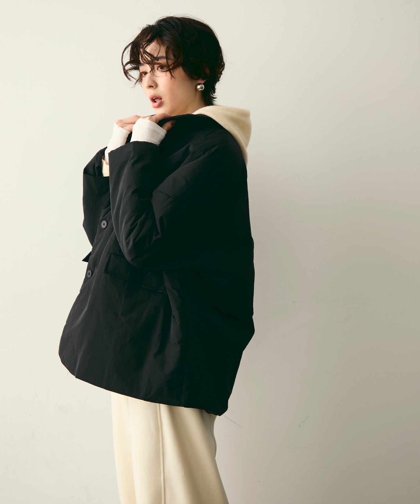 パテッドテーラーコート