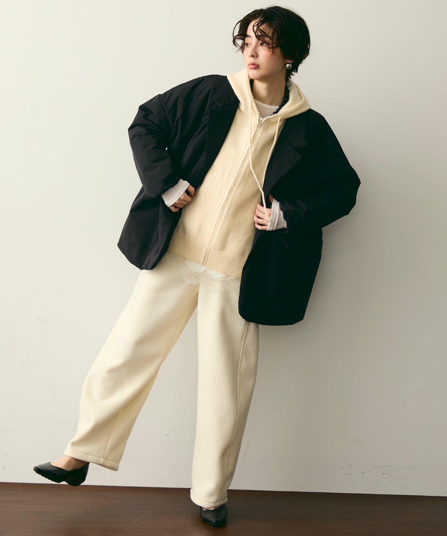 パテッドテーラーコート