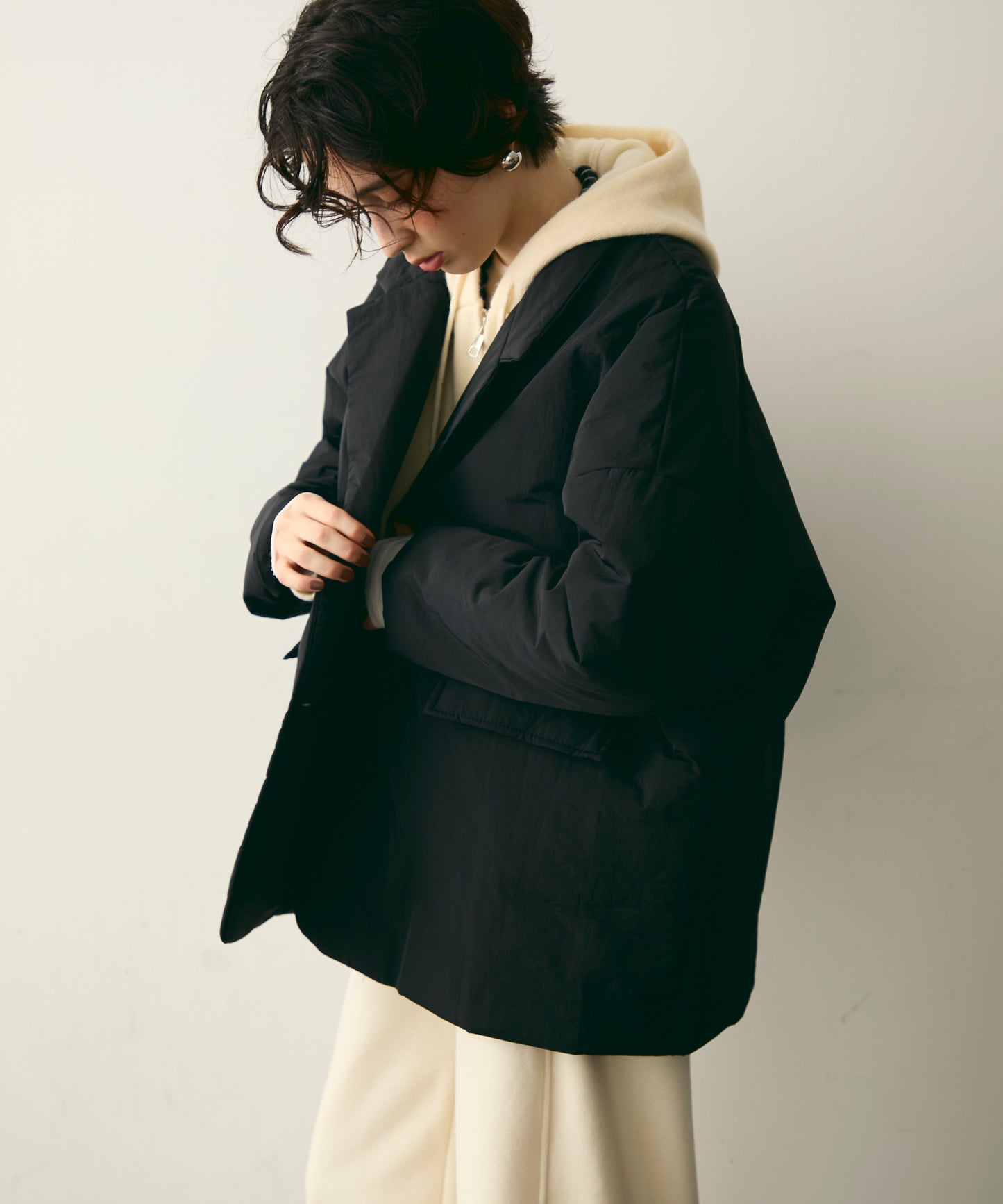 パテッドテーラーコート