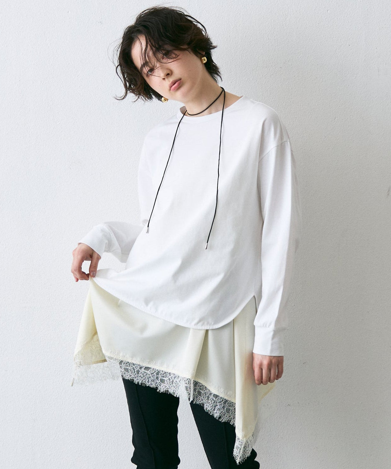 ラウンドヘムロンT