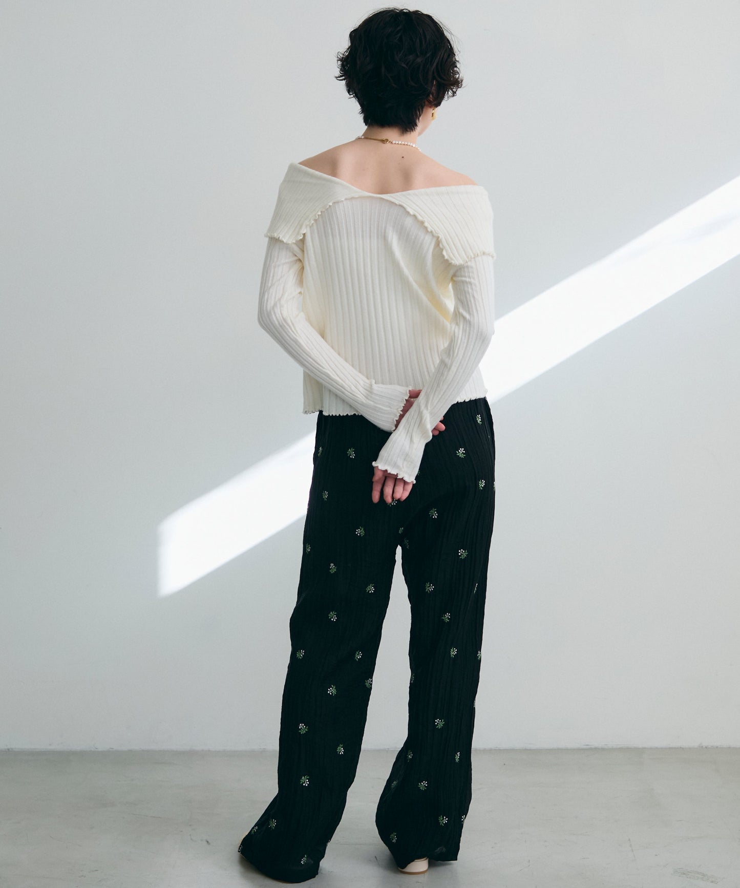 ビッグカラーテレコニット