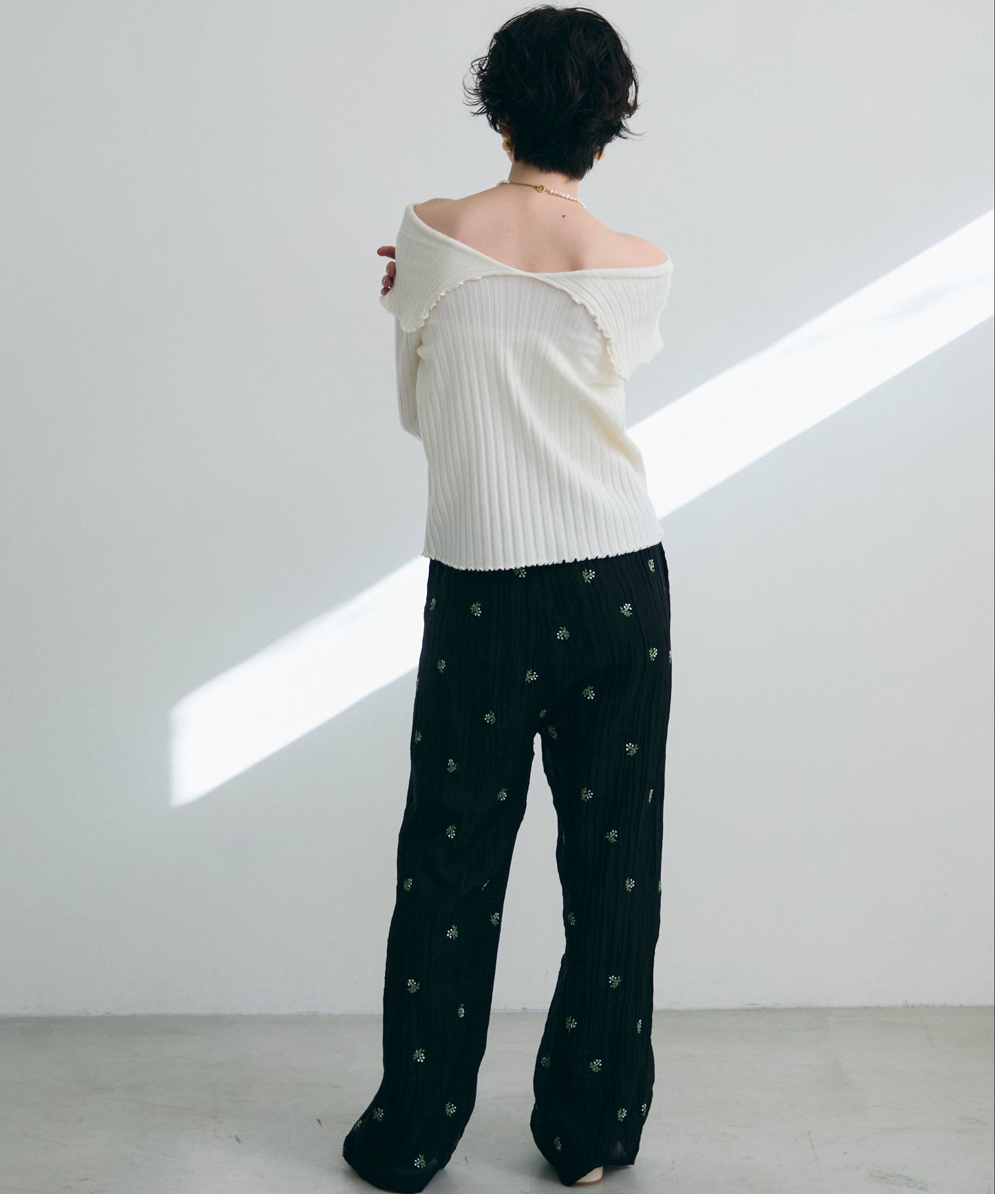 ビッグカラーテレコニット