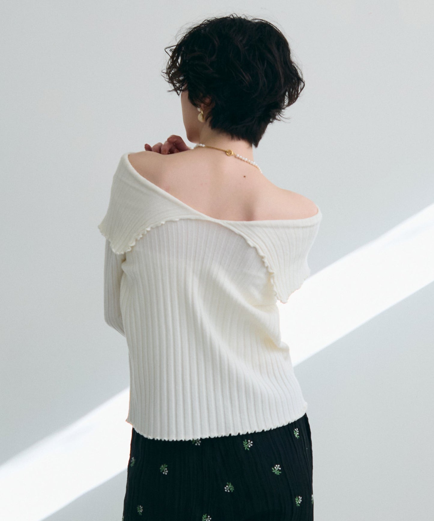 ビッグカラーテレコニット