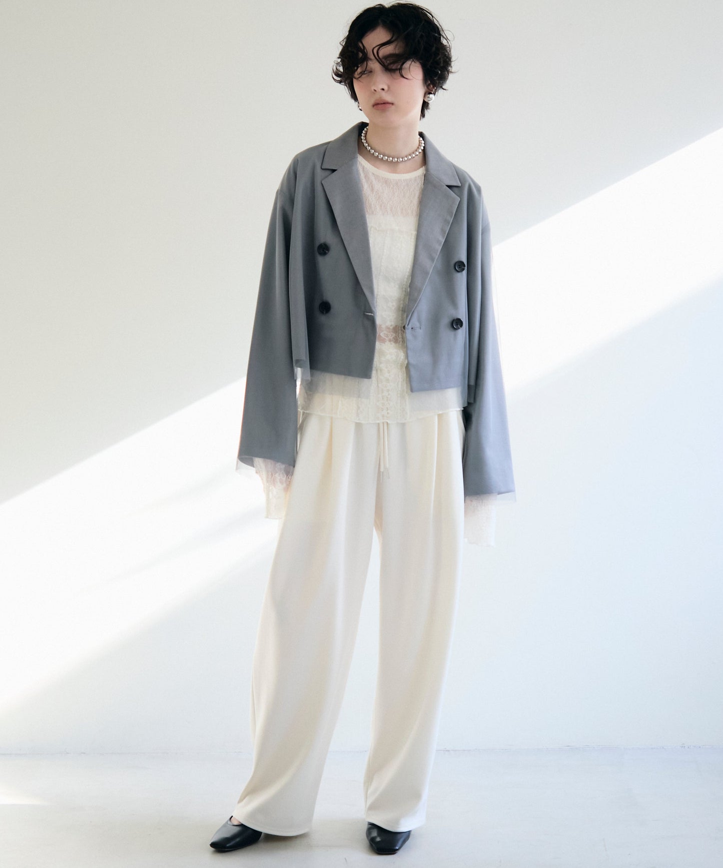 ダンボールニットコクーンパンツ