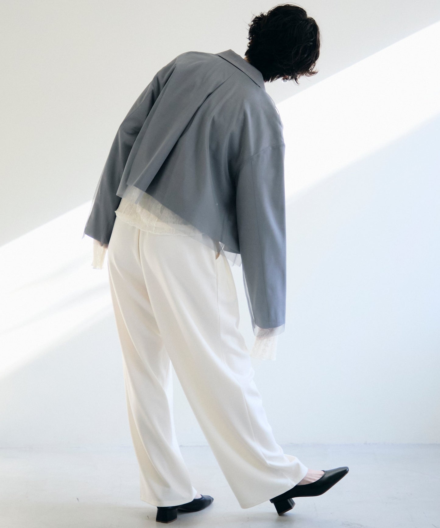 ダンボールニットコクーンパンツ