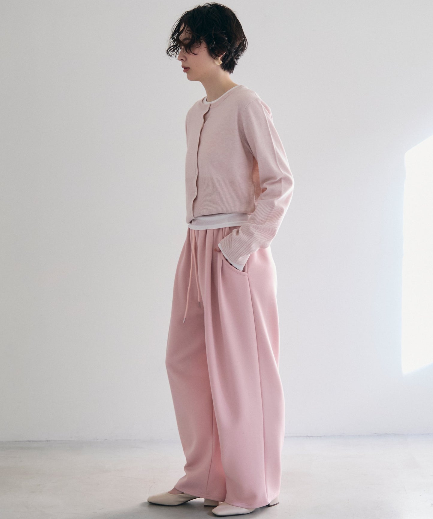 ダンボールニットコクーンパンツ