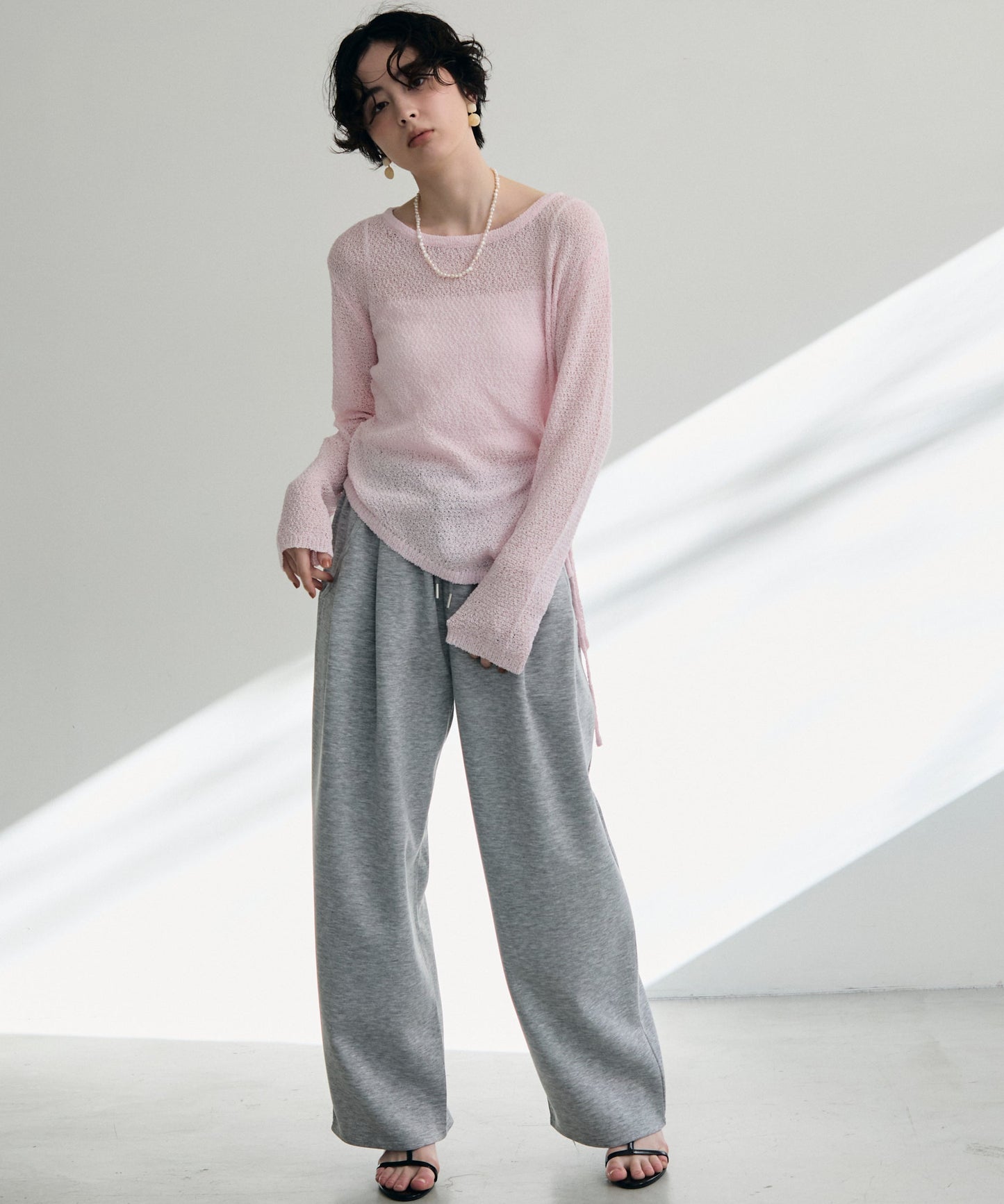 ダンボールニットコクーンパンツ