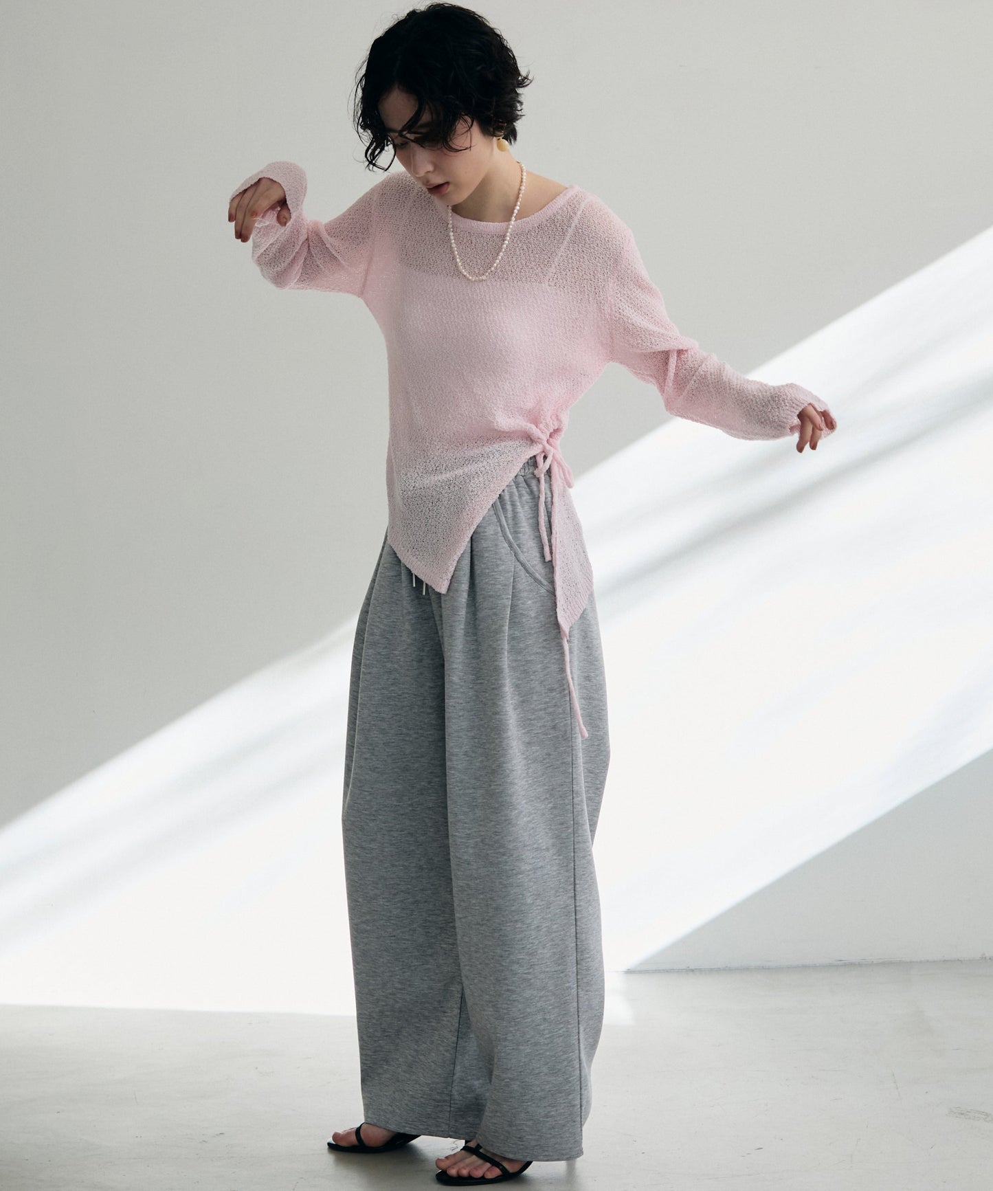 ダンボールニットコクーンパンツ