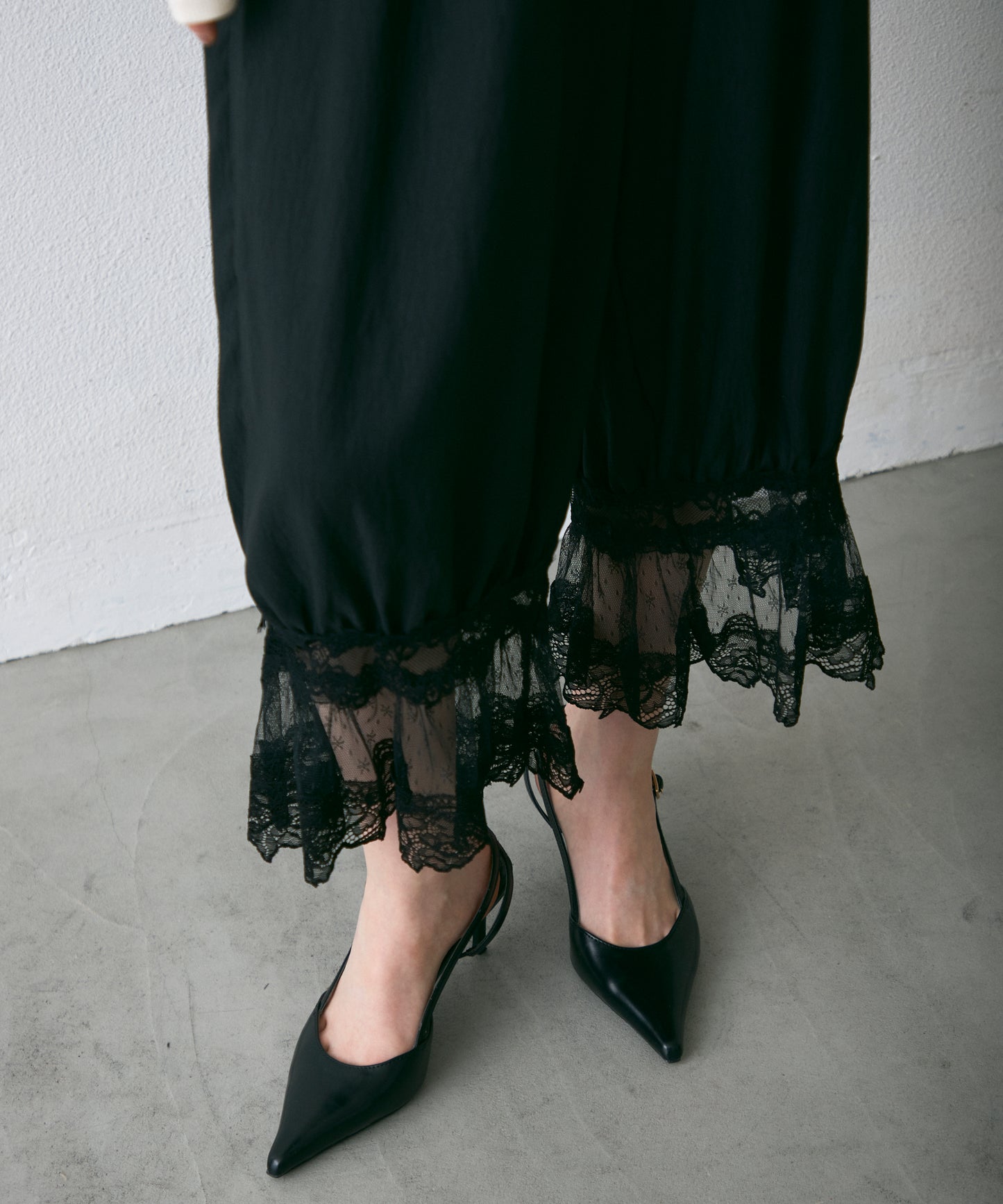 レースバルーンドロストパンツ