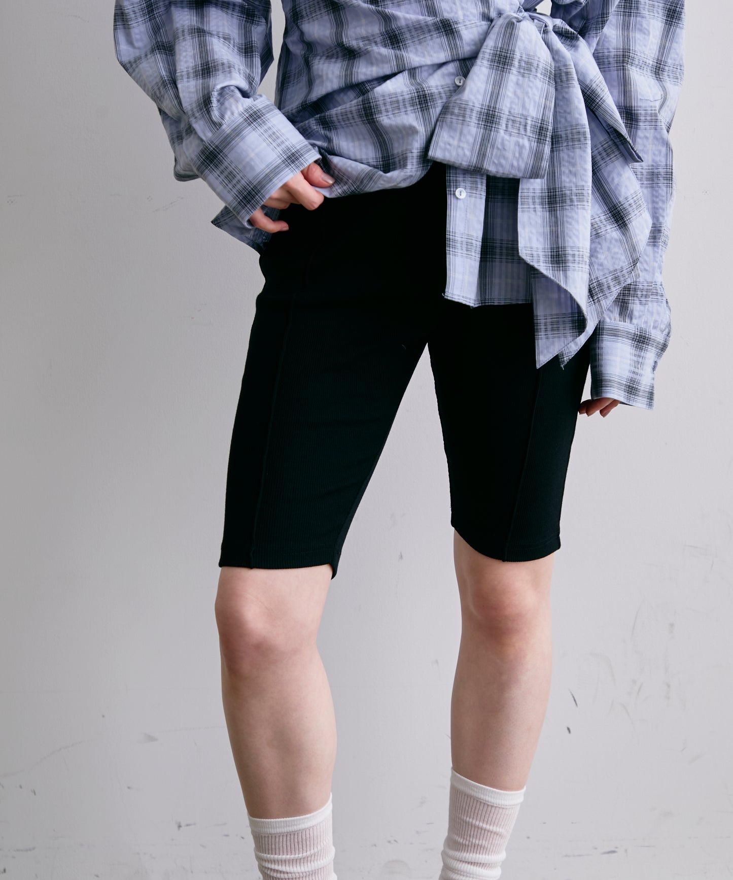 リブサイクルパンツ