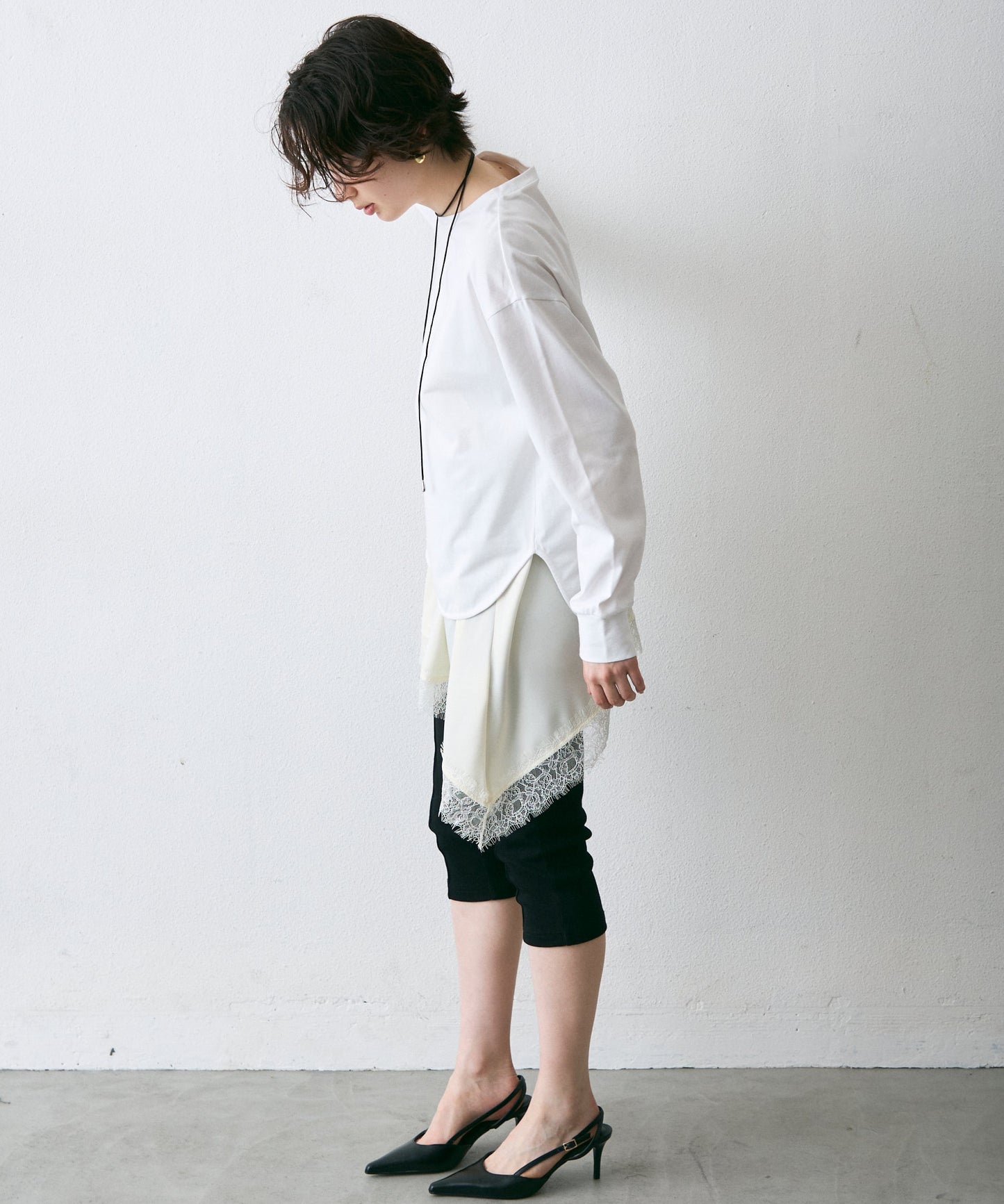 リブサイクルパンツ