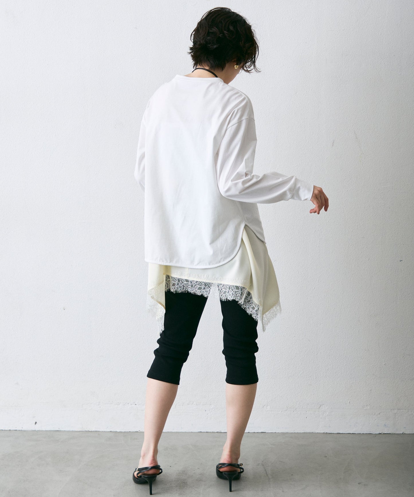 リブサイクルパンツ