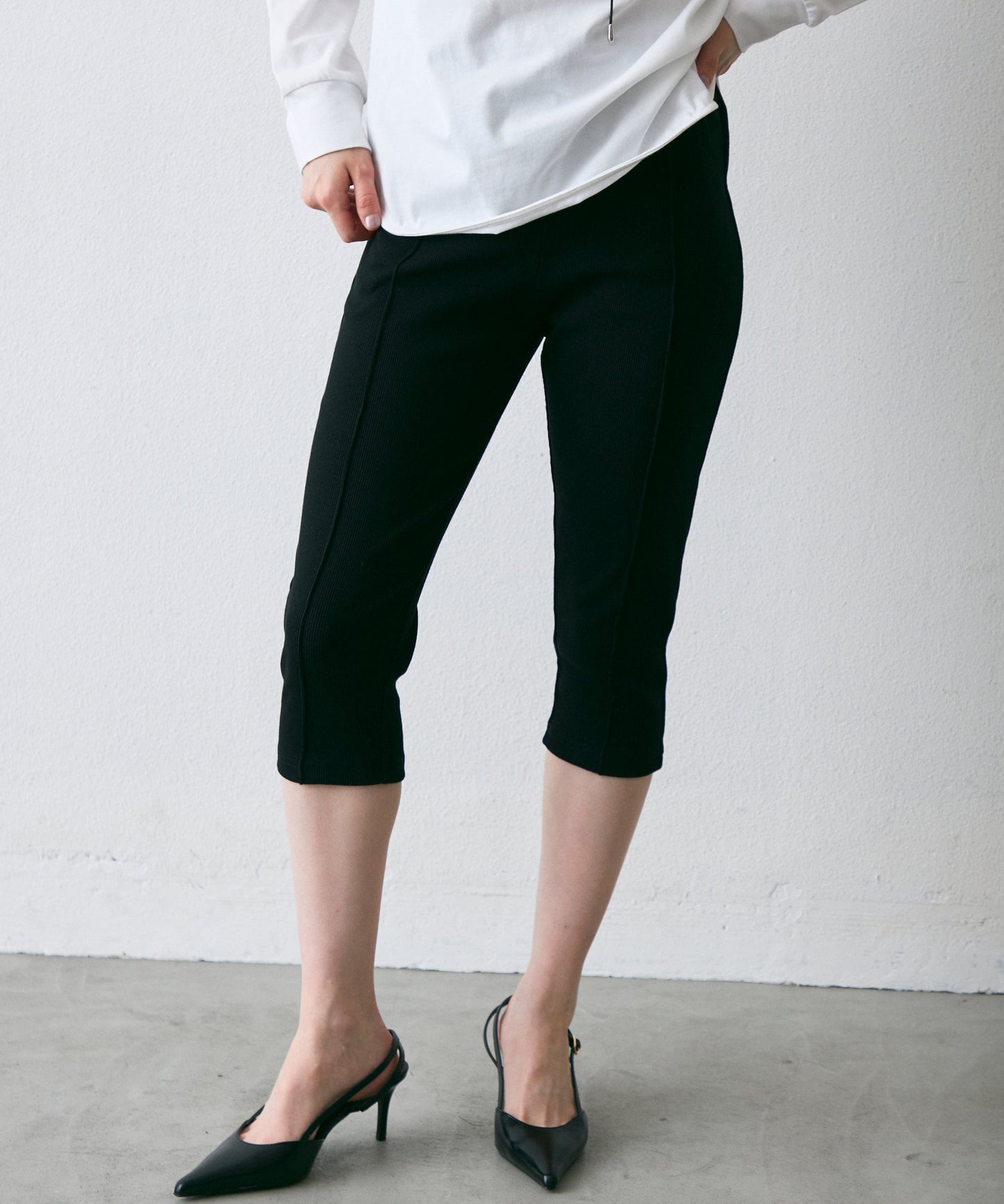 リブサイクルパンツ