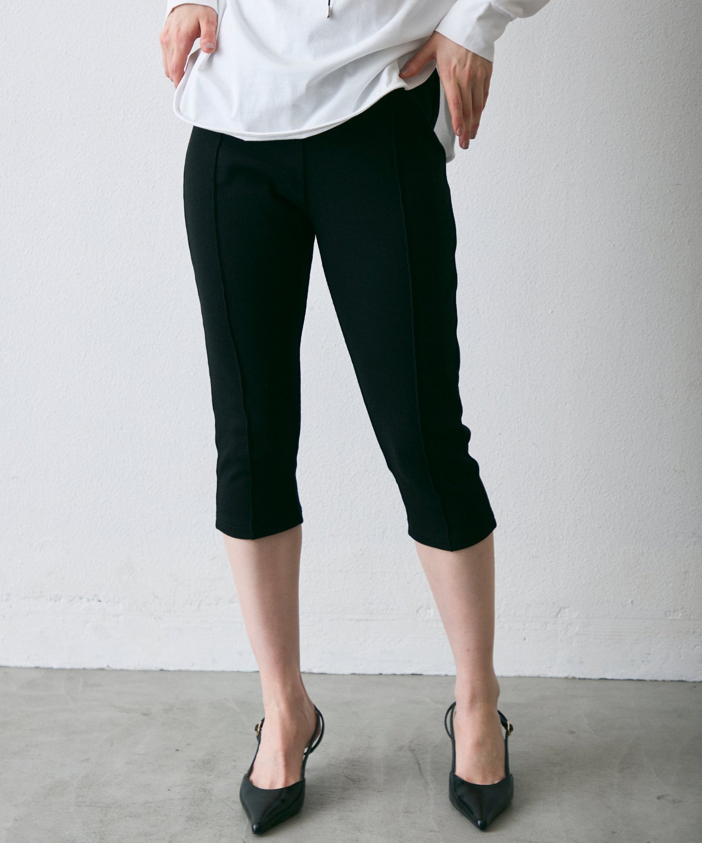 リブサイクルパンツ