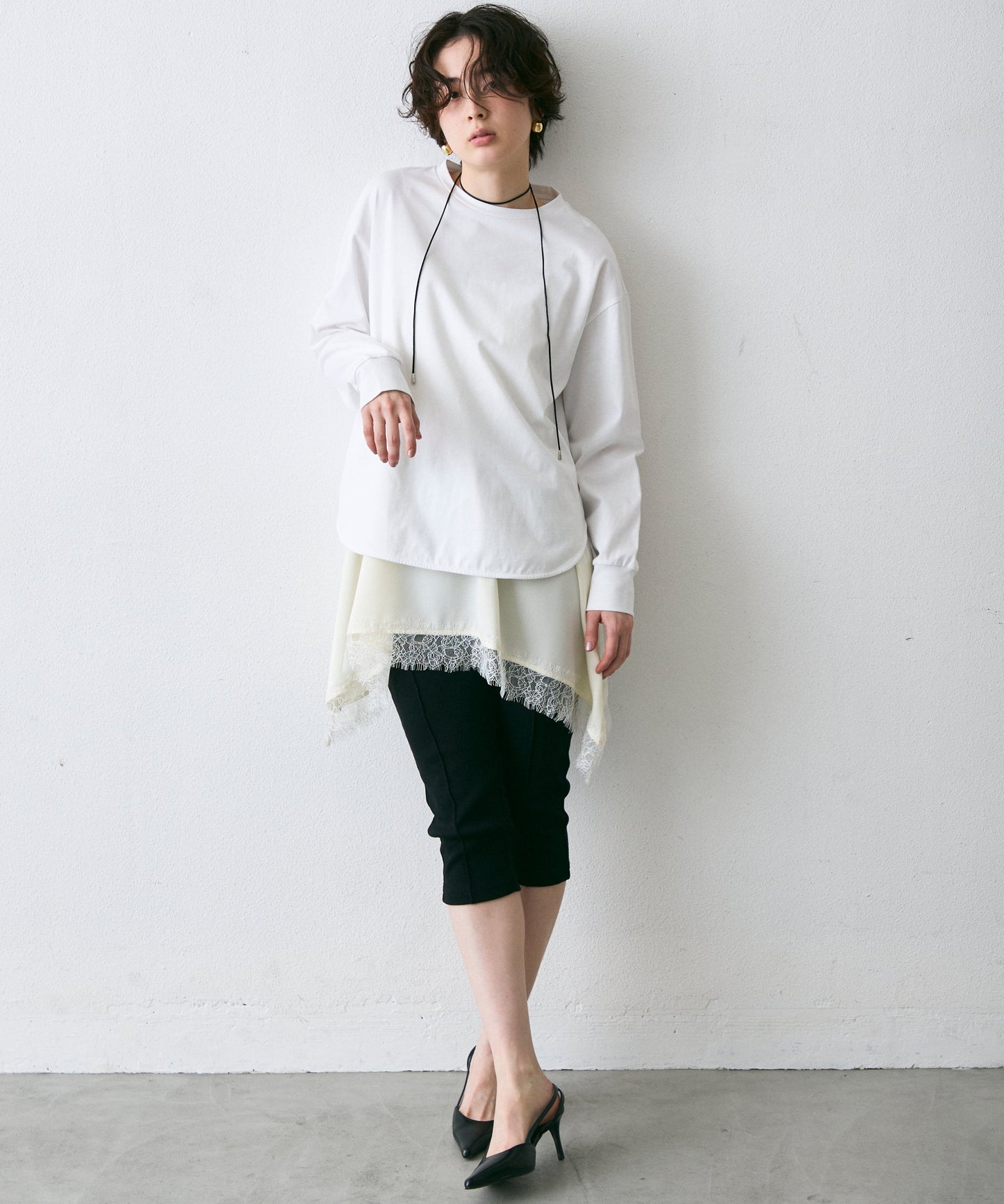 リブサイクルパンツ