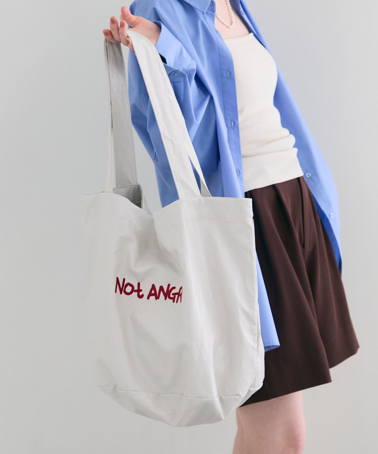 ロゴ刺繍ビッグショルダーBag