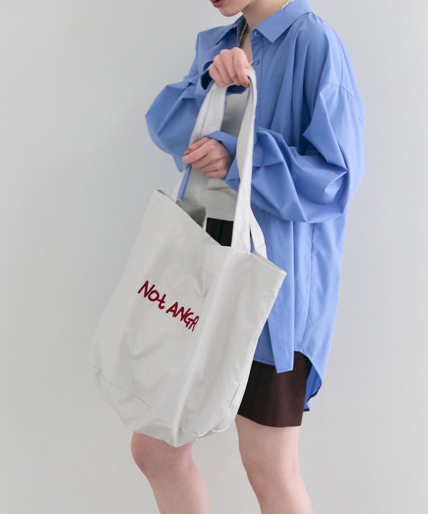 ロゴ刺繍ビッグショルダーBag