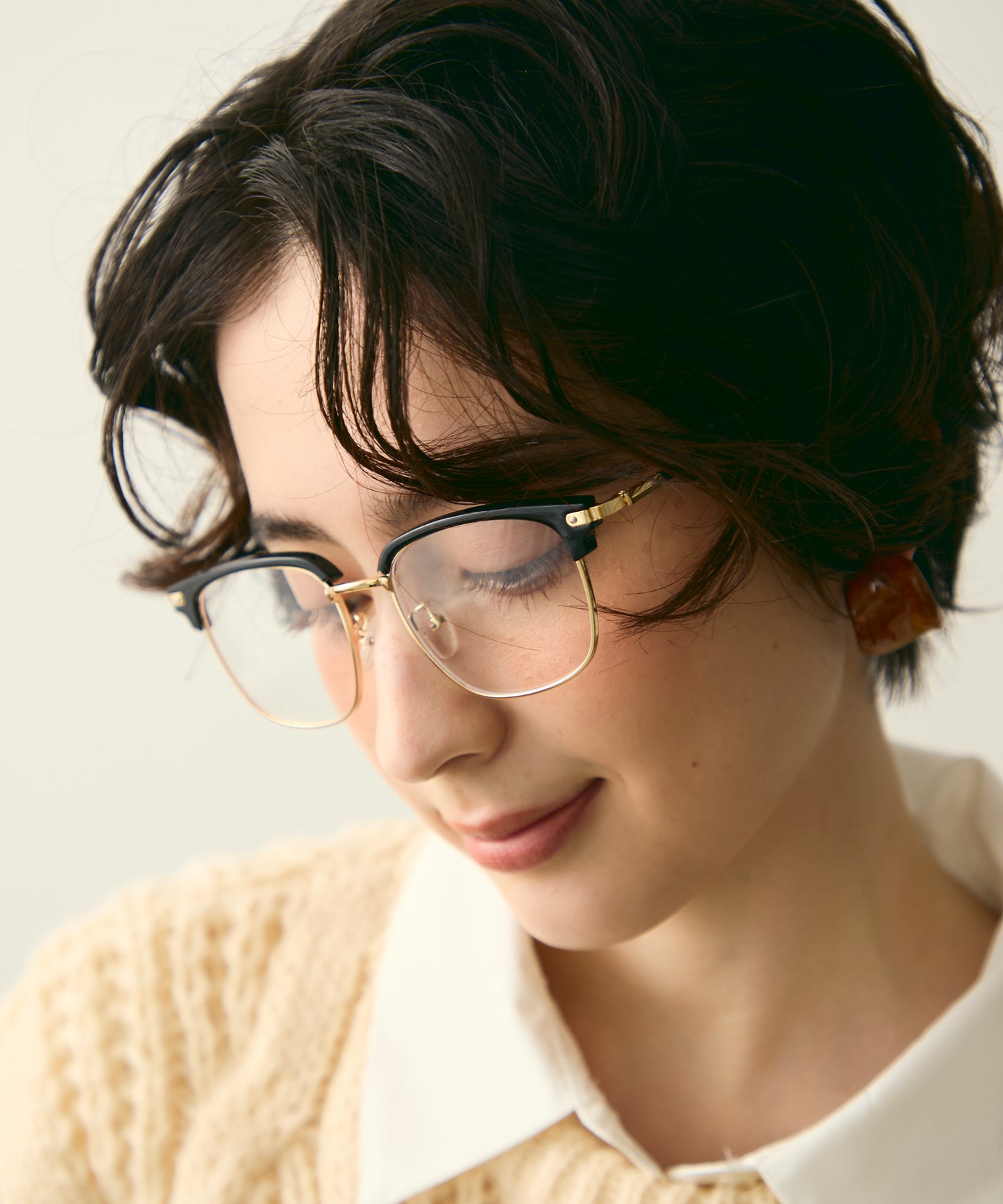 ケース付きブローメガネ