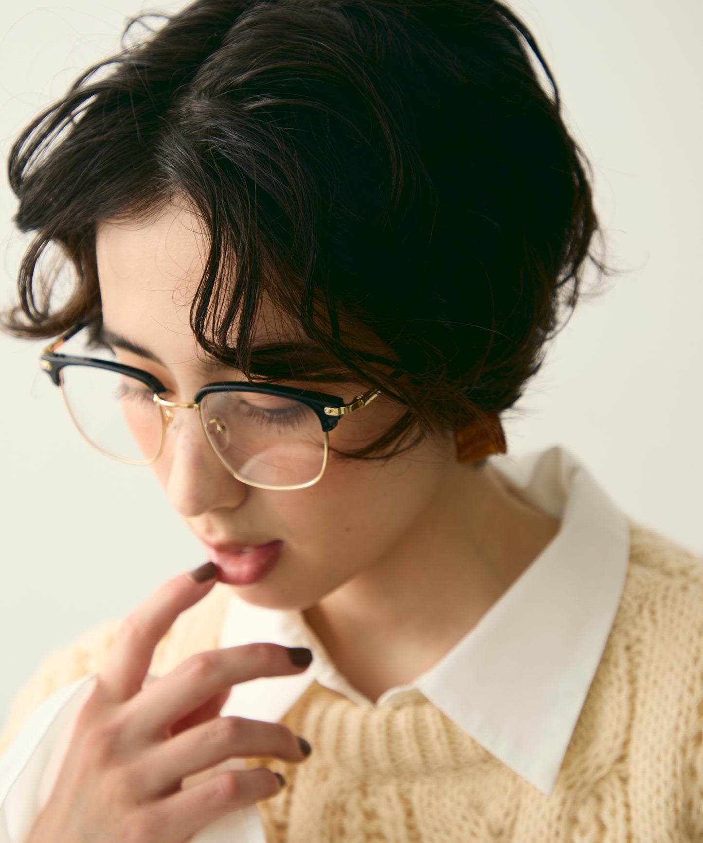 ケース付きブローメガネ