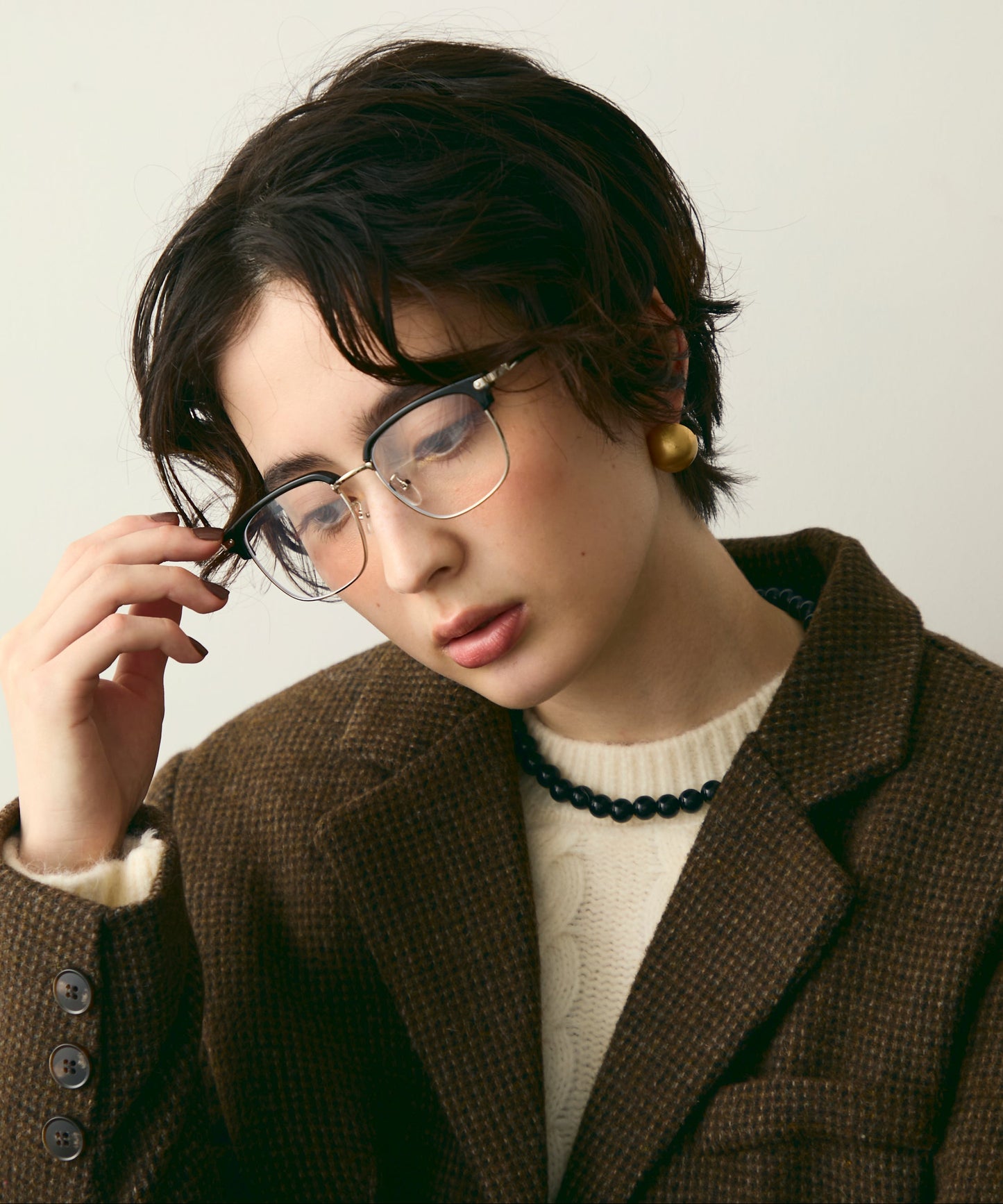 ケース付きブローメガネ