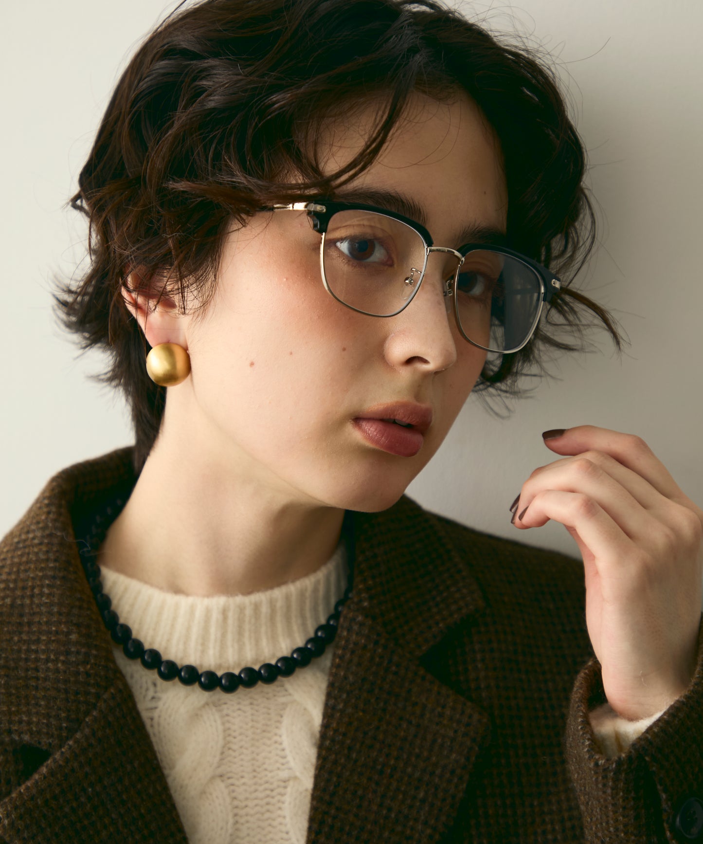 ケース付きブローメガネ