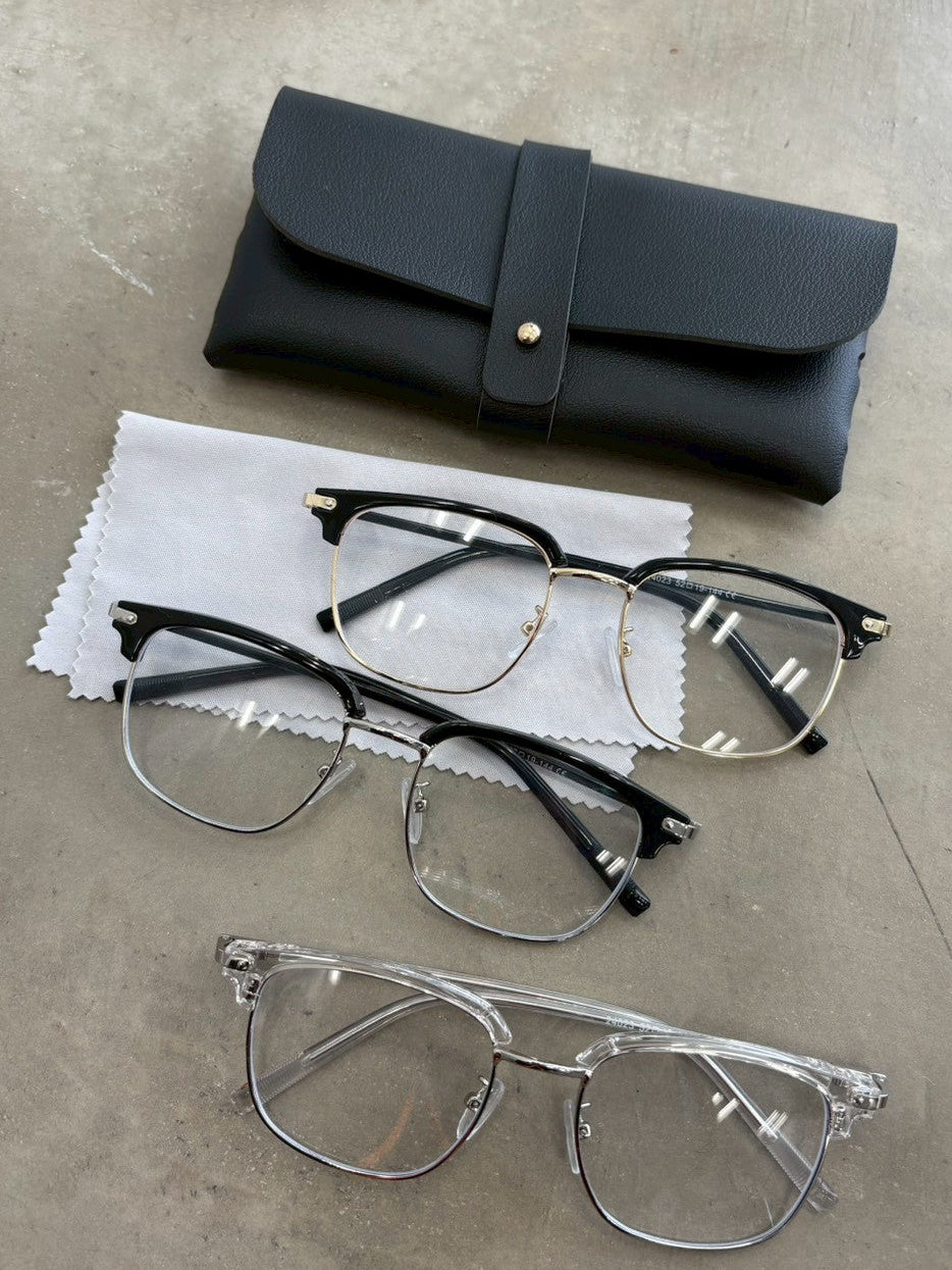 ケース付きブローメガネ