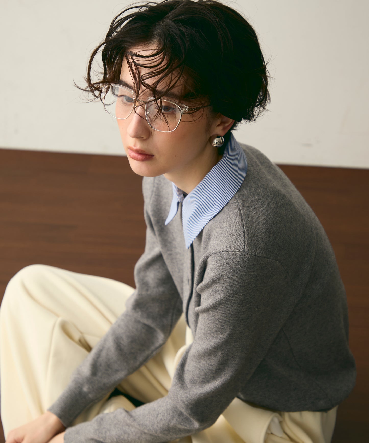 ケース付きブローメガネ