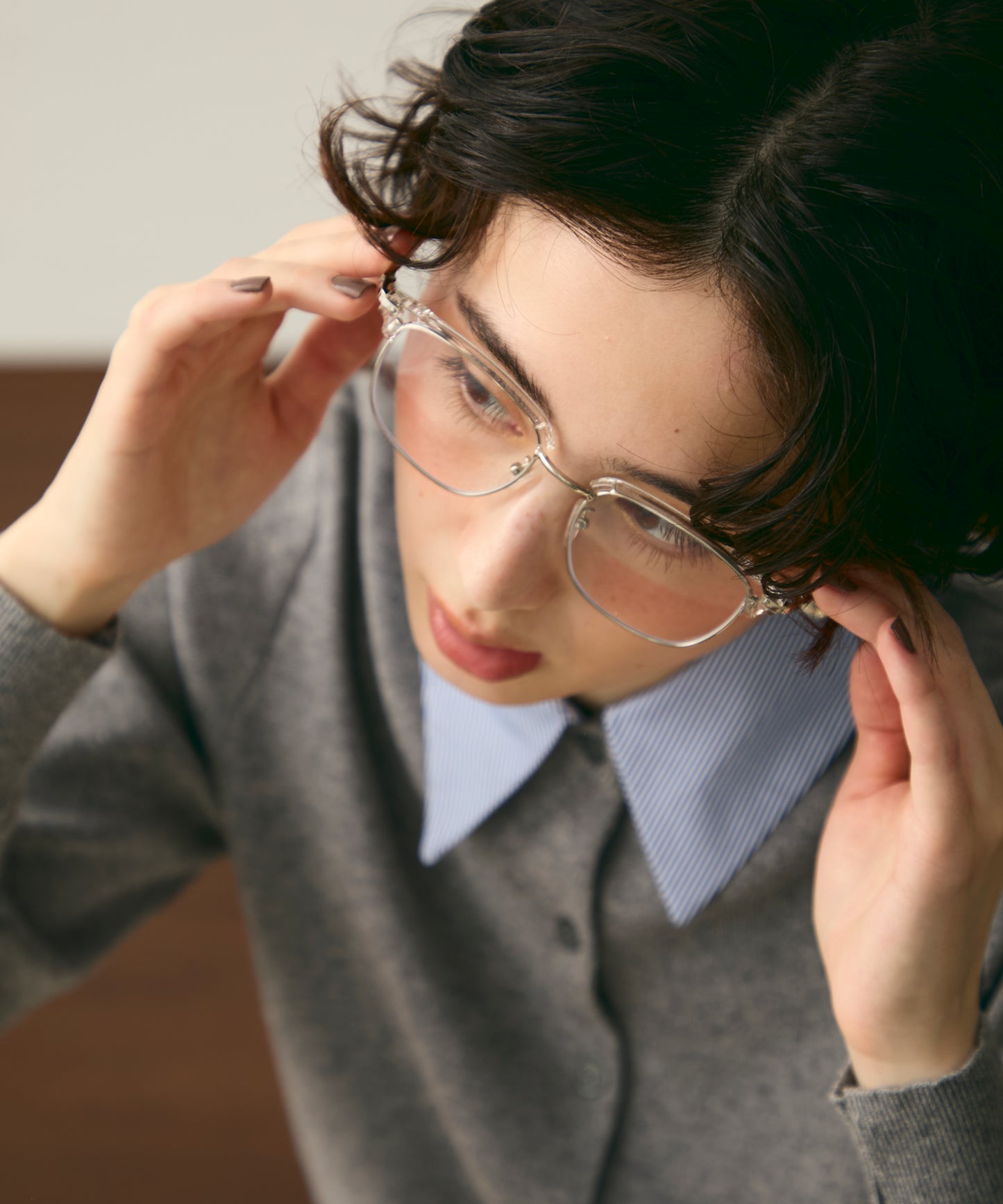 ケース付きブローメガネ