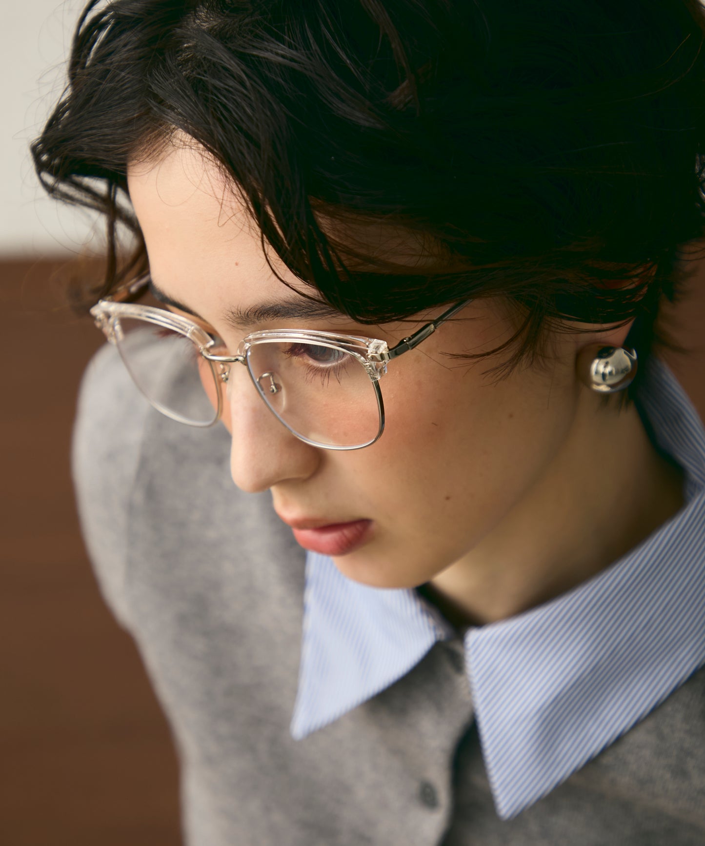 ケース付きブローメガネ