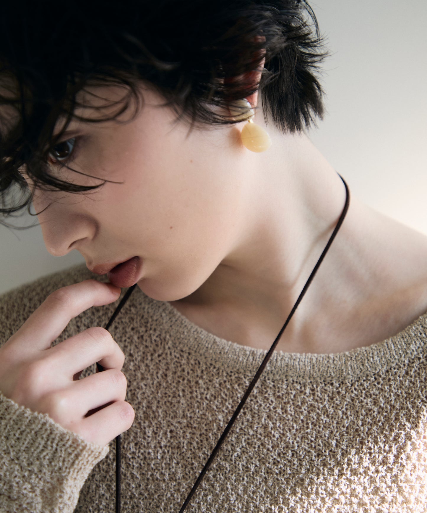 サークルレジンピアス