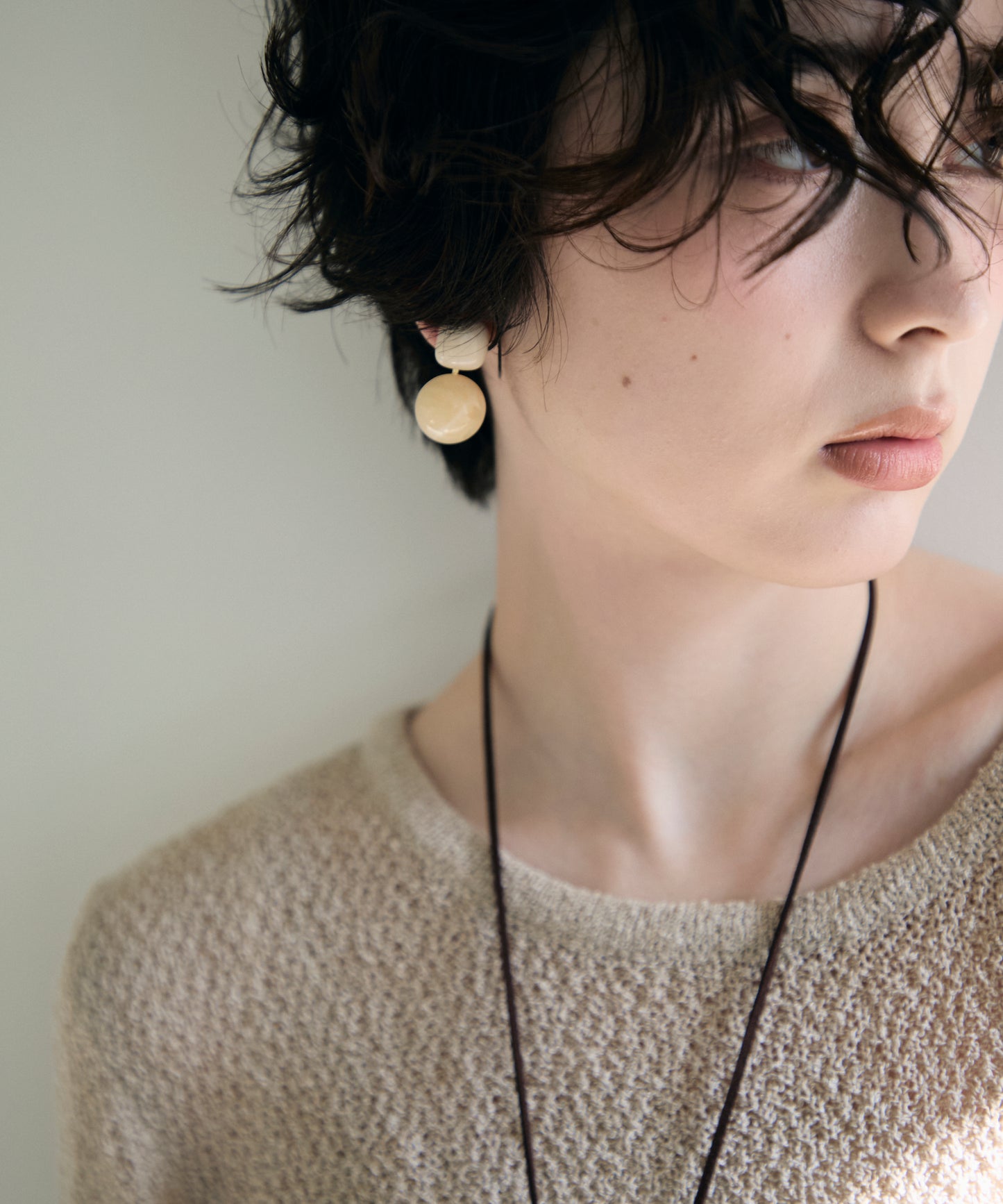 サークルレジンピアス