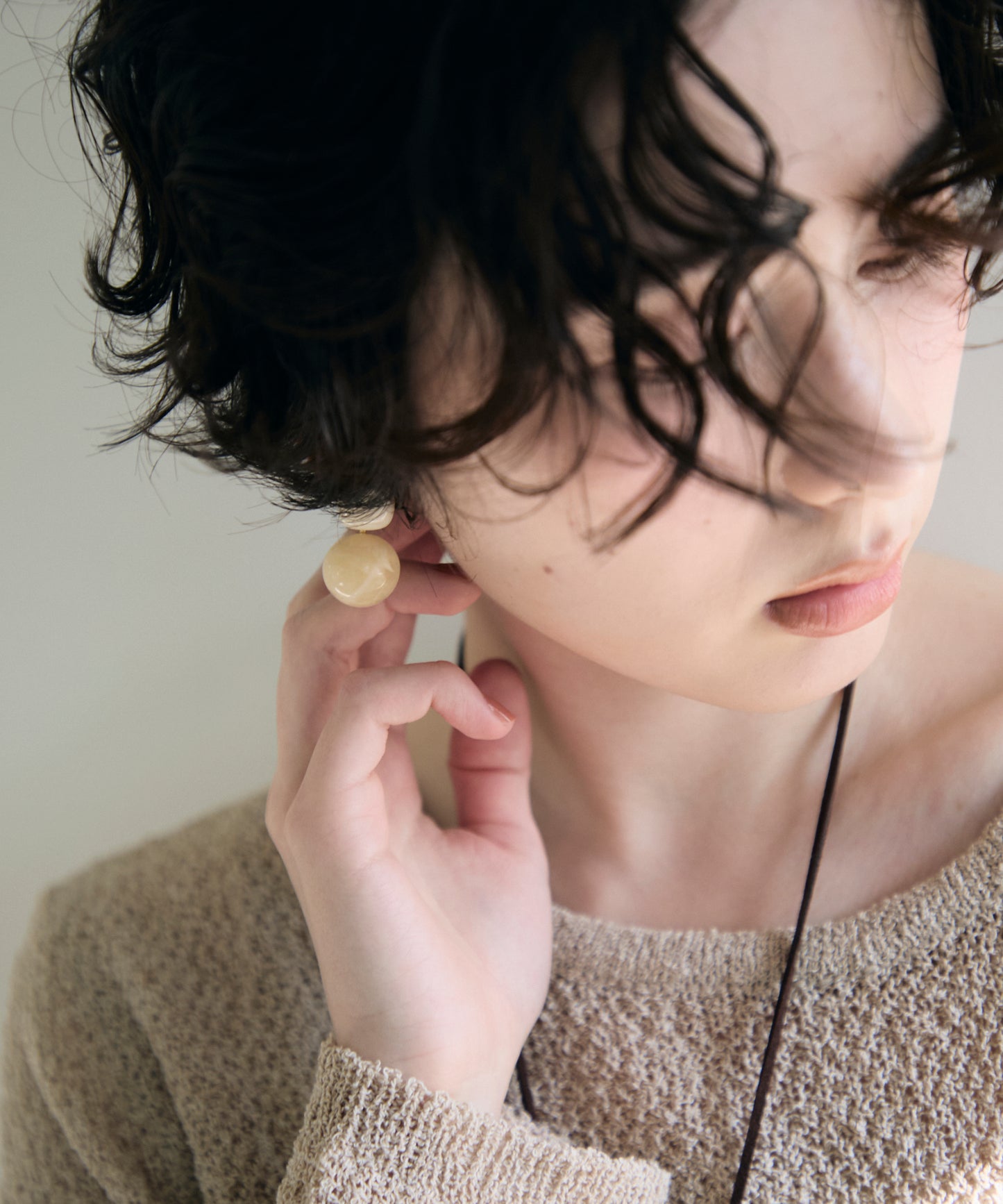 サークルレジンピアス