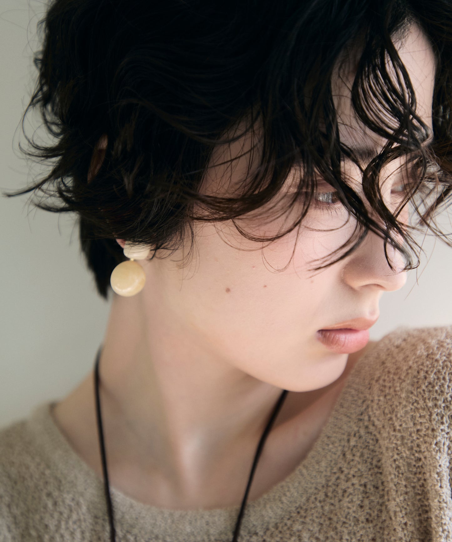 サークルレジンピアス