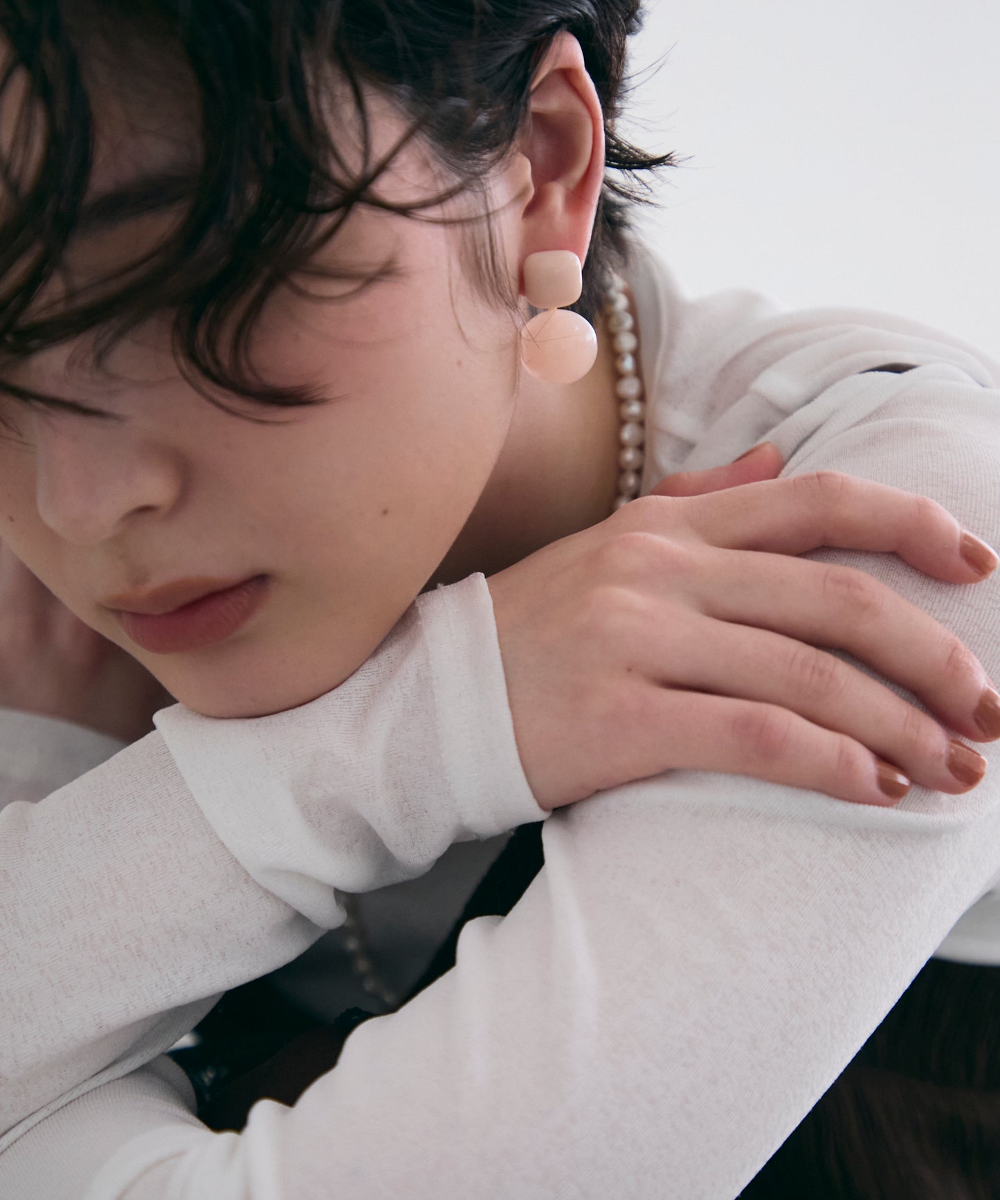 サークルレジンピアス