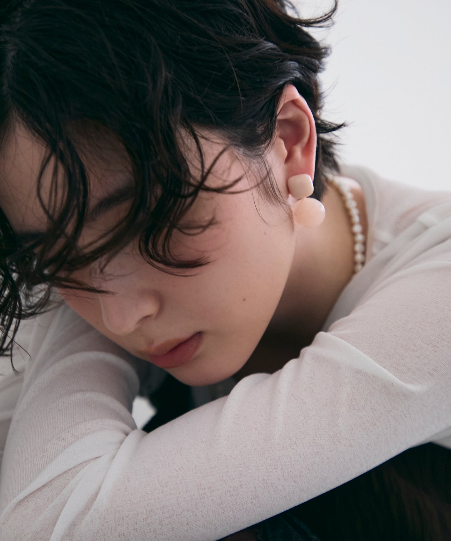 サークルレジンピアス