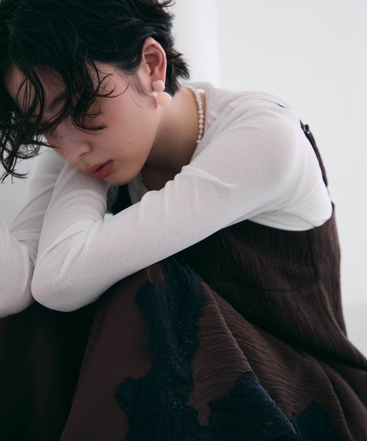 サークルレジンピアス