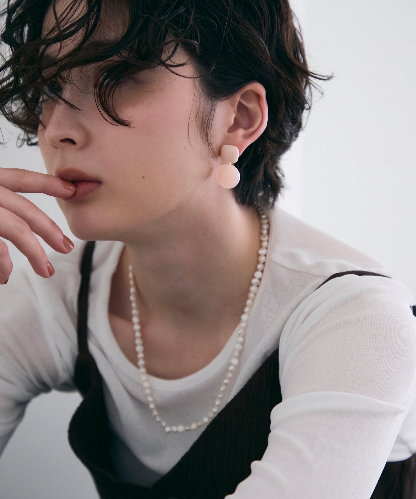 サークルレジンピアス