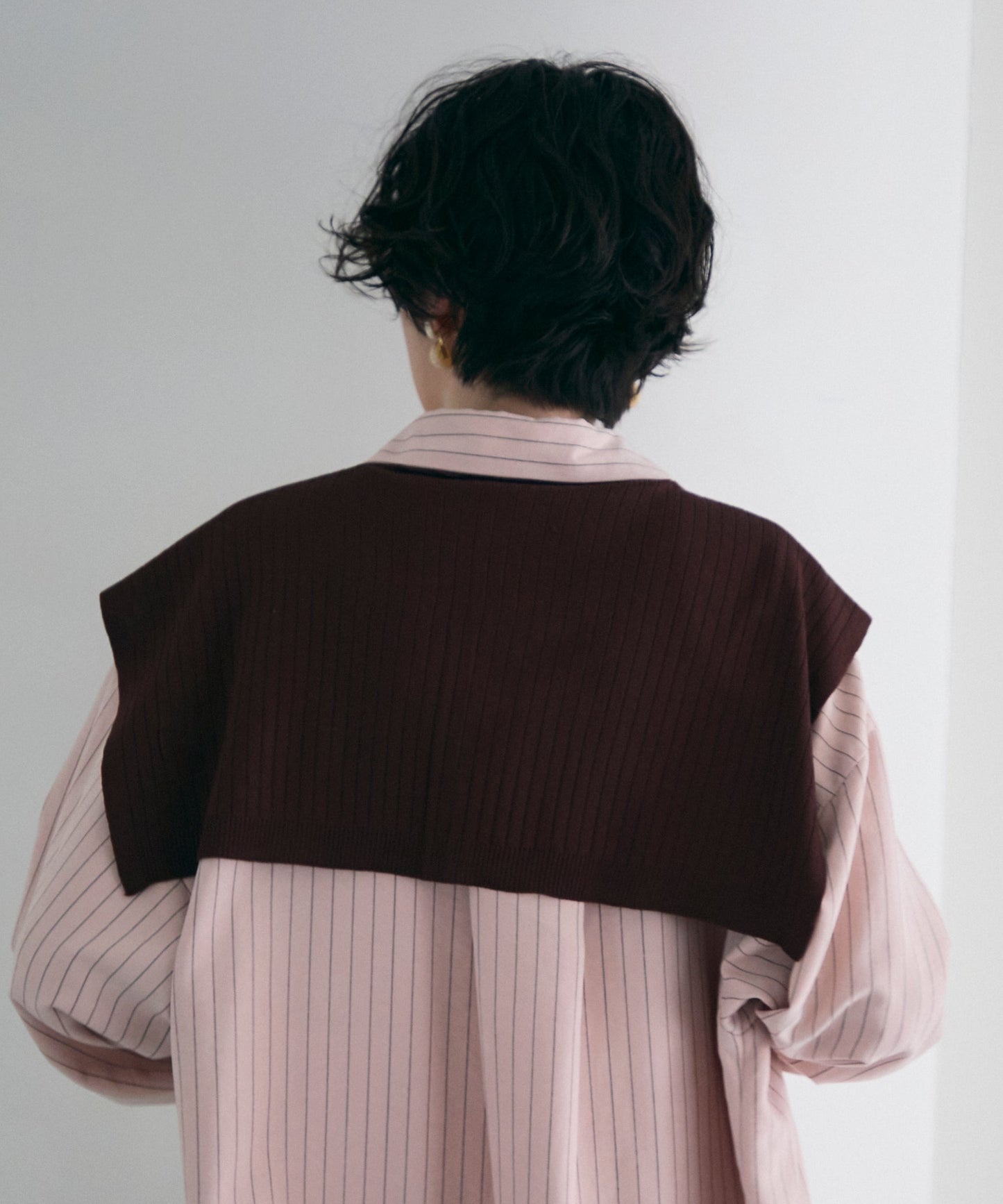 肩掛けリブストール