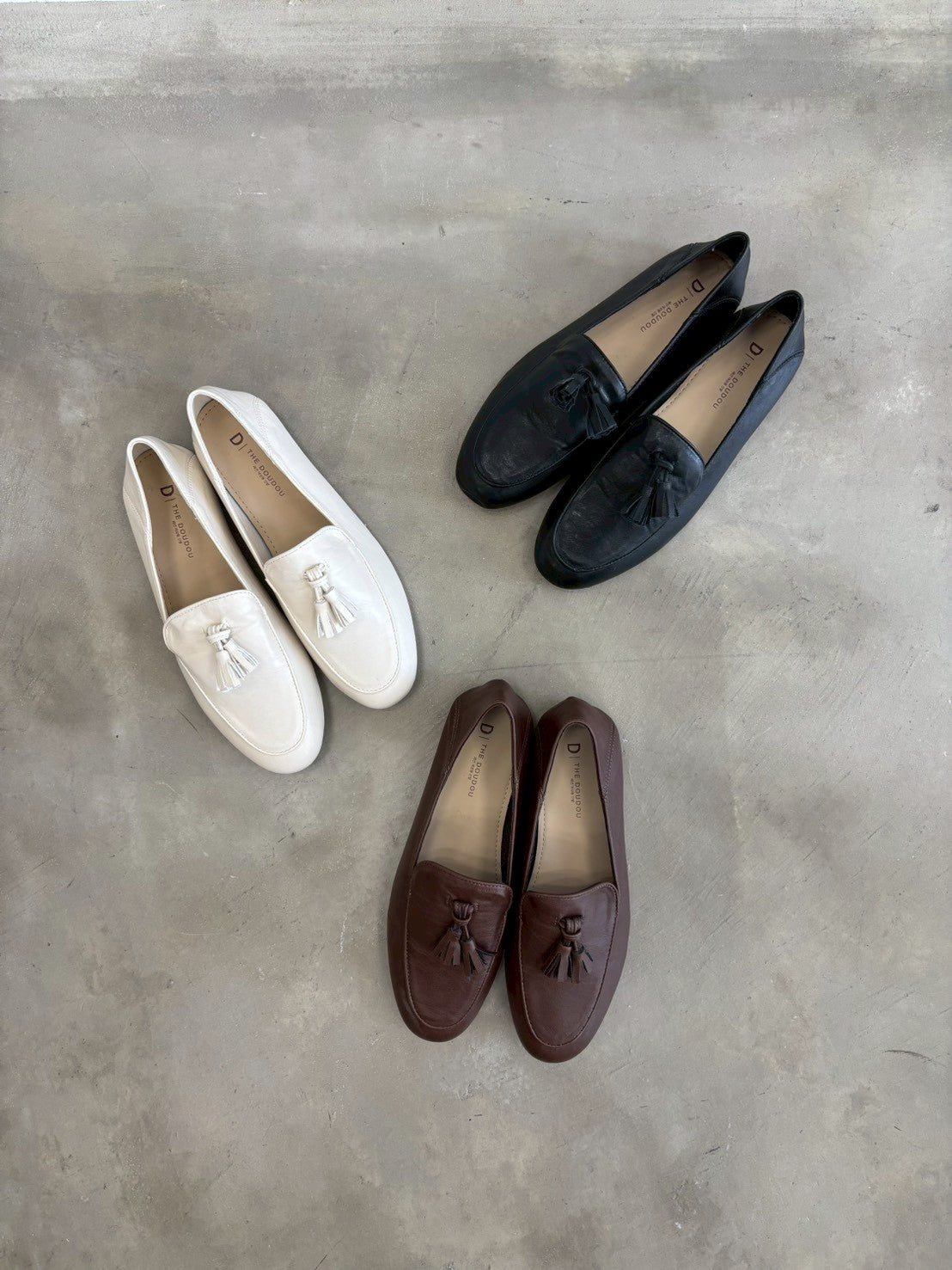 ビーガンレザータッセルローファー