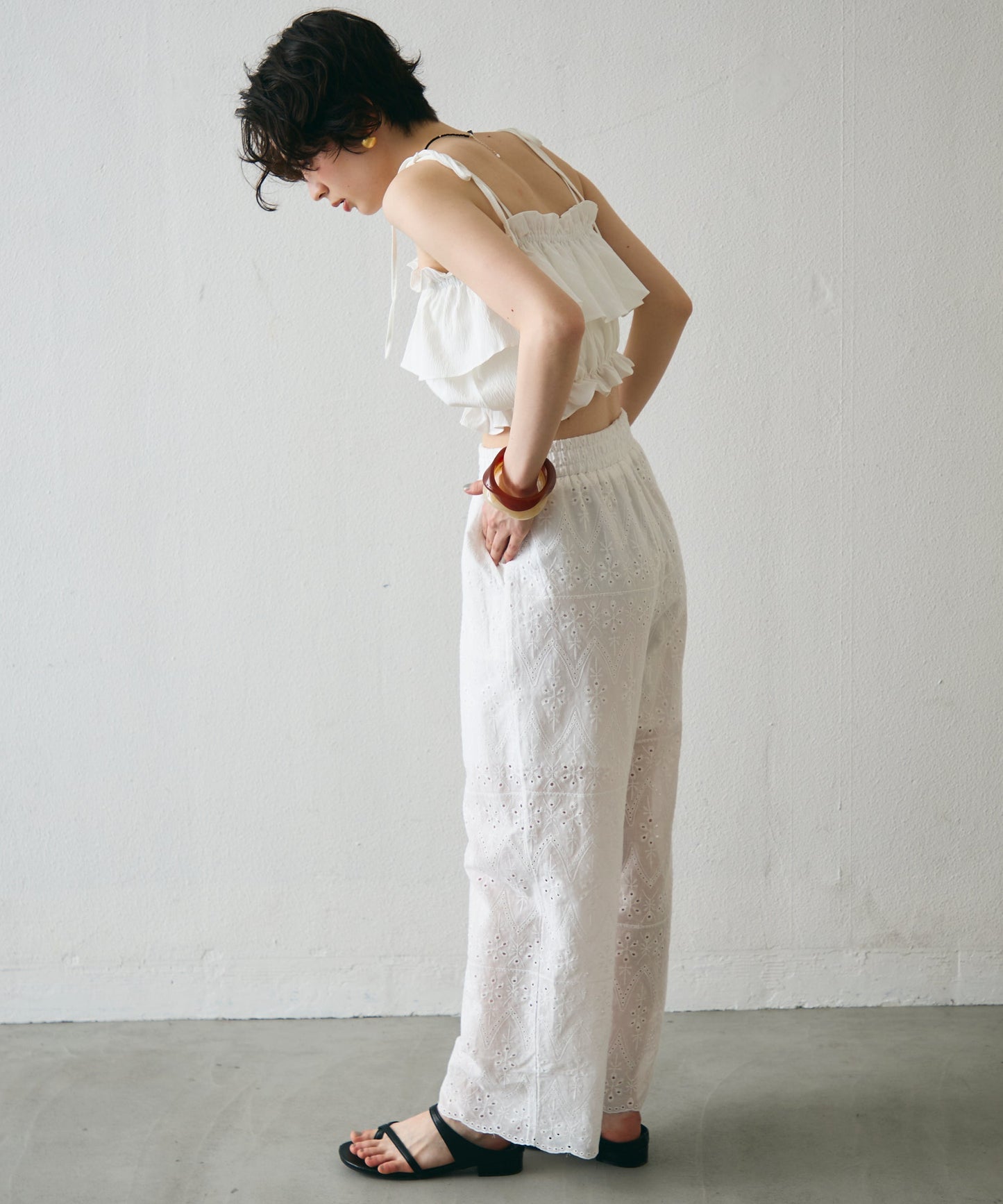 ギャザーフリルビスチェ