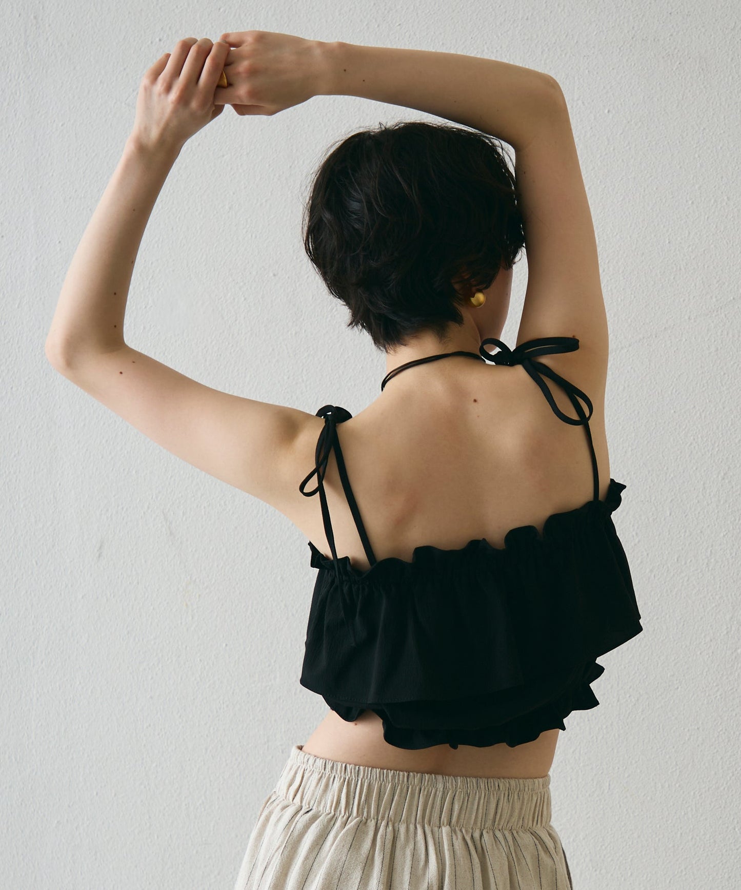 ギャザーフリルビスチェ