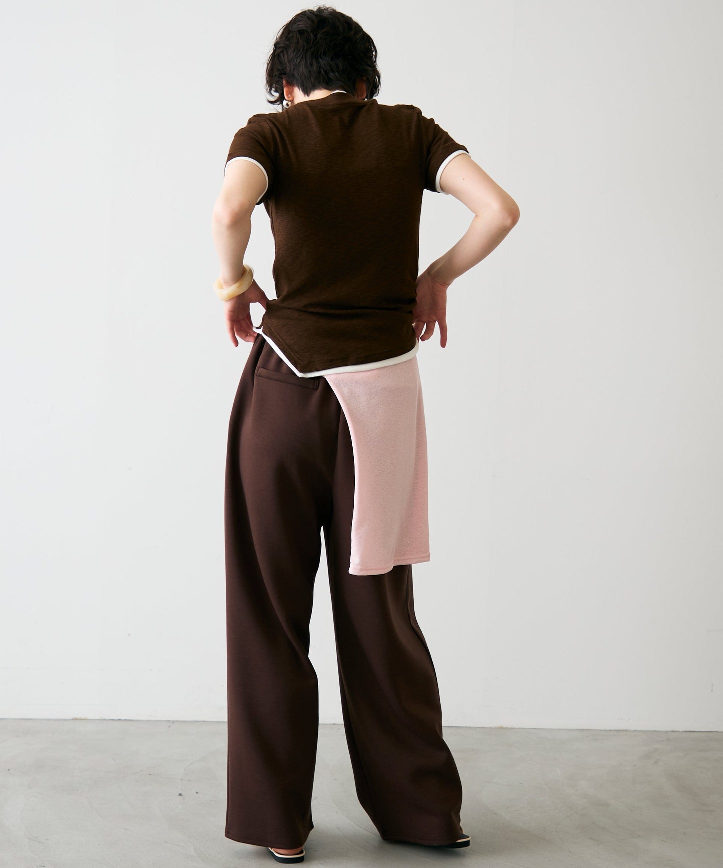 レイヤードライク半袖Tシャツ