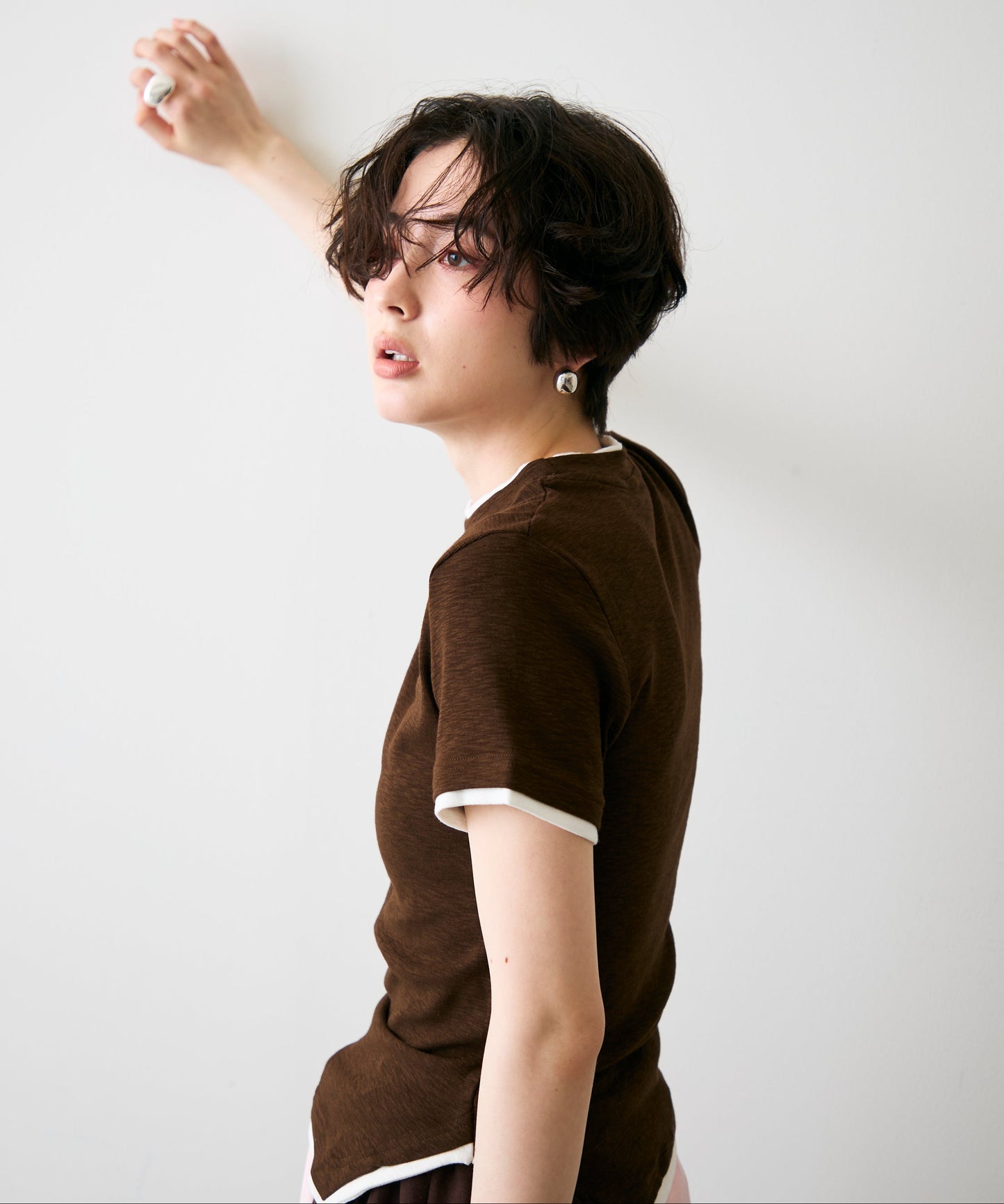 レイヤードライク半袖Tシャツ