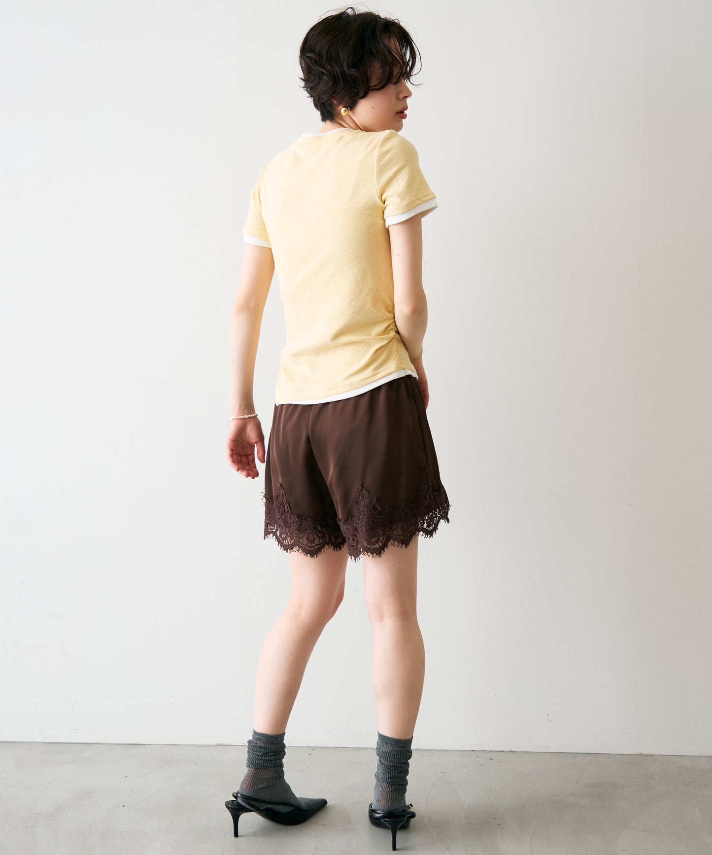 レイヤードライク半袖Tシャツ