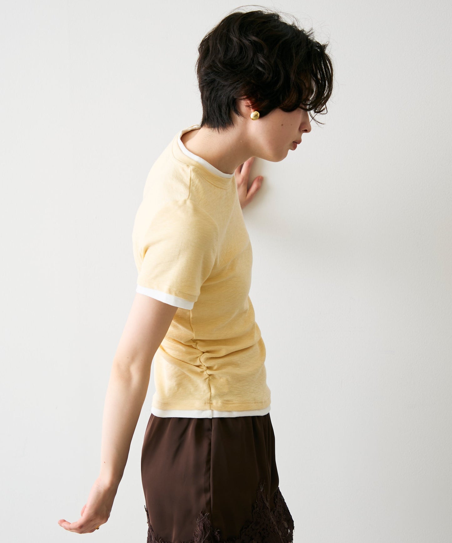 レイヤードライク半袖Tシャツ