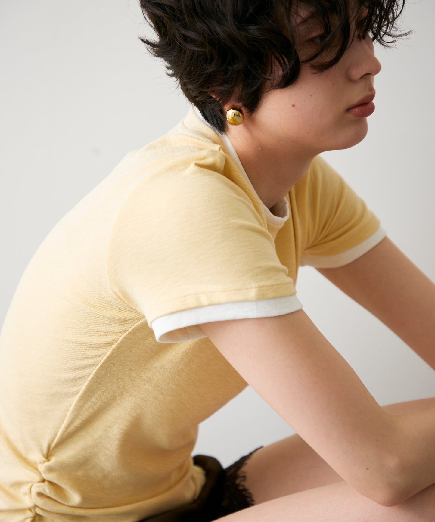 レイヤードライク半袖Tシャツ
